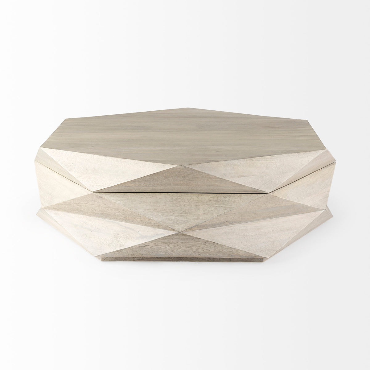 Arreto 48" Hexagonal Storage Coffee Table
