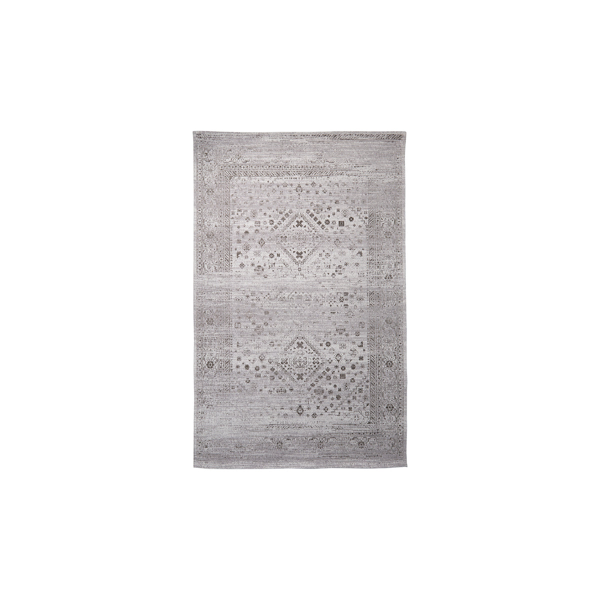 Kaiya handwoven gray ikat area rug