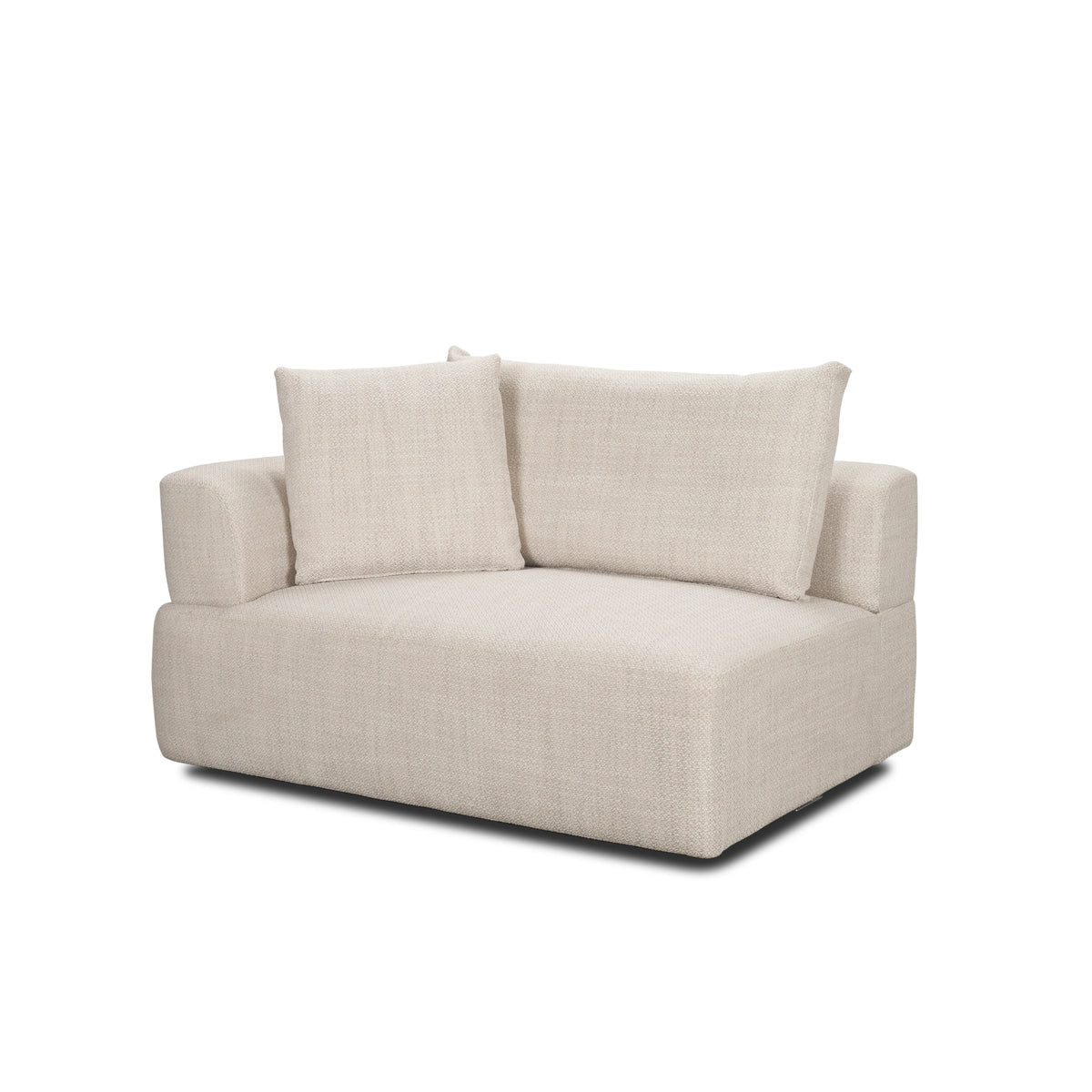 Warner sofa in Oatmeal, detail view