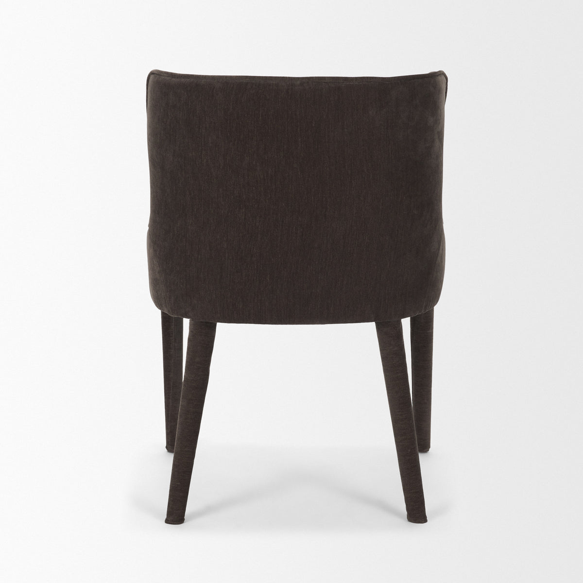 Nolan charcoal chenille, back view