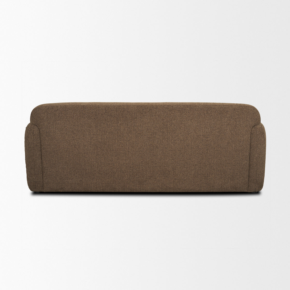 Saga sofa brown, back view