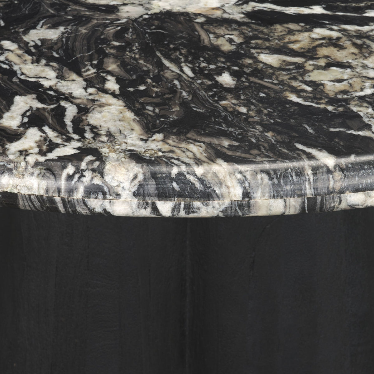 Black Forest marble veining detail