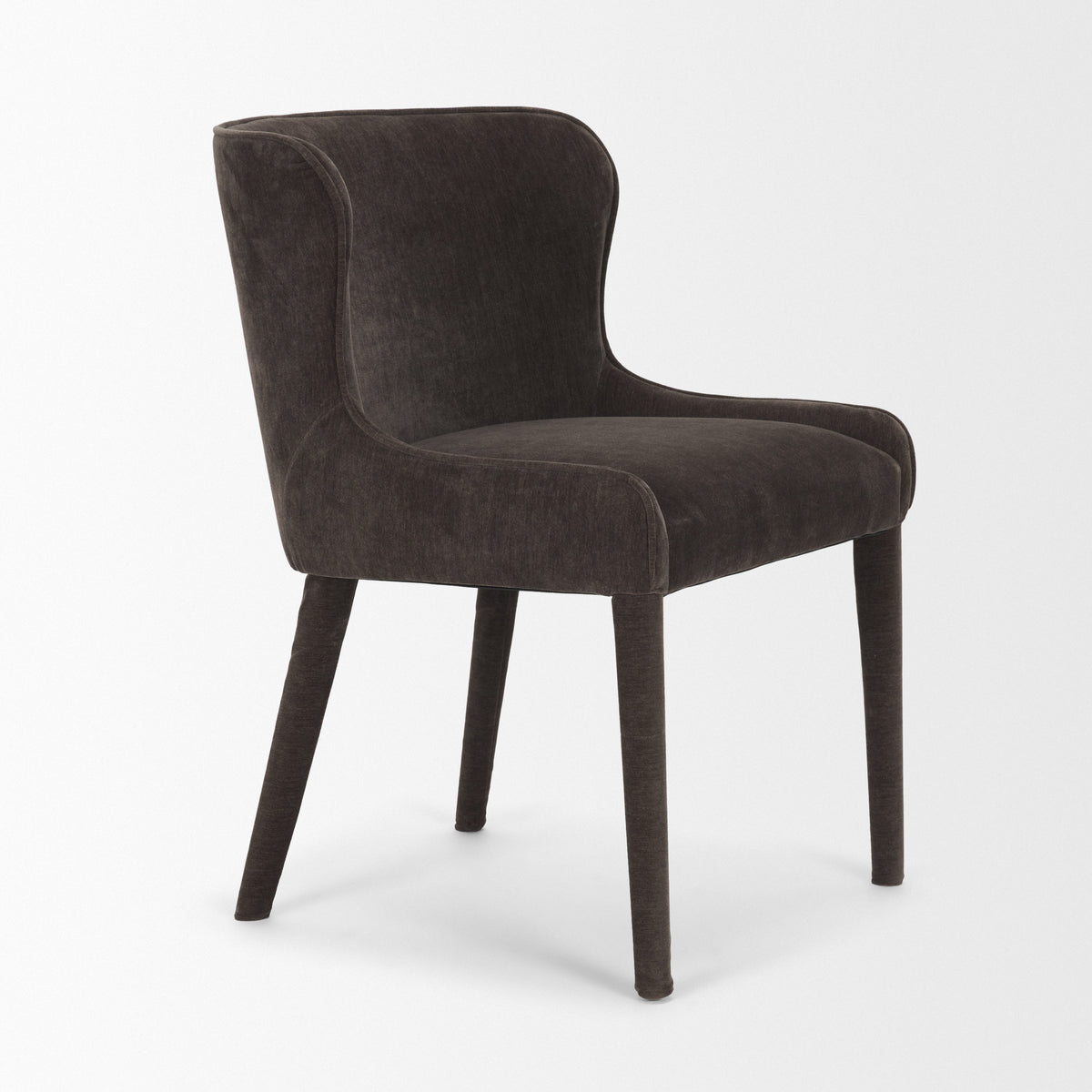 Nolan charcoal chenille, leg detail