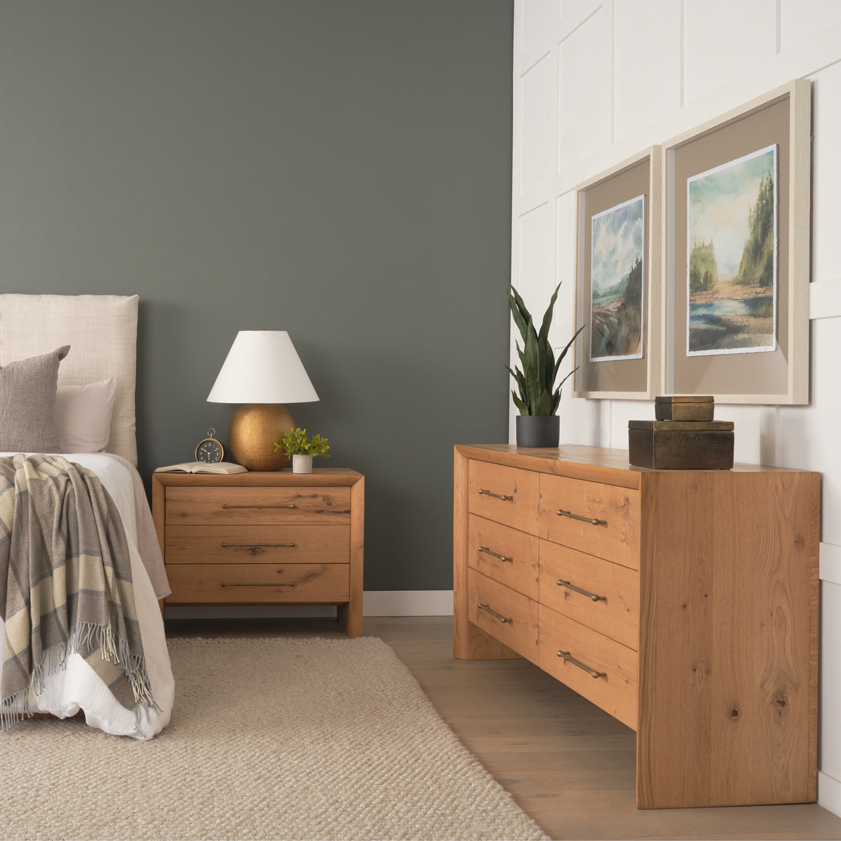 Belford 3-Drawer Nightstand
