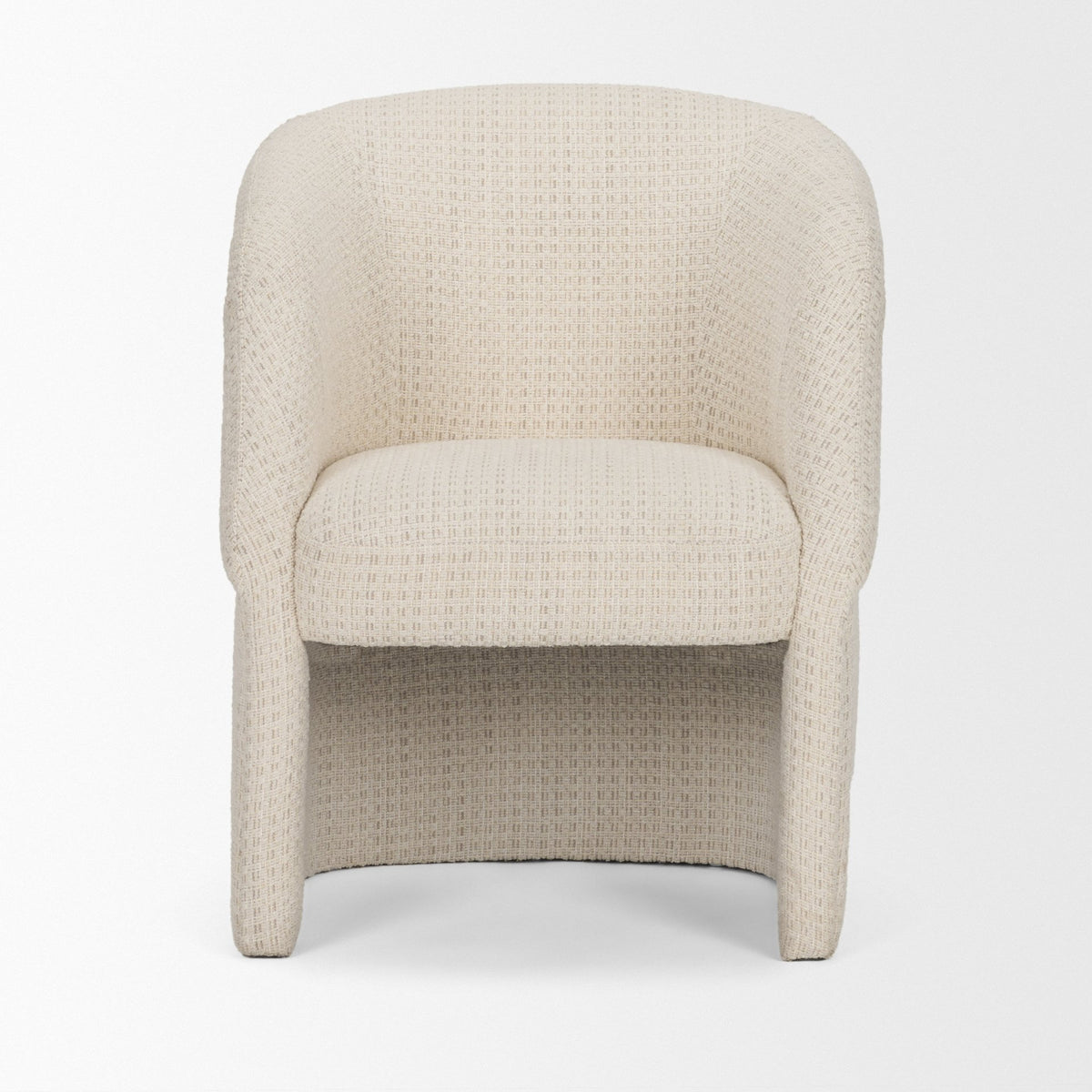Curtis dining armchair, angled view