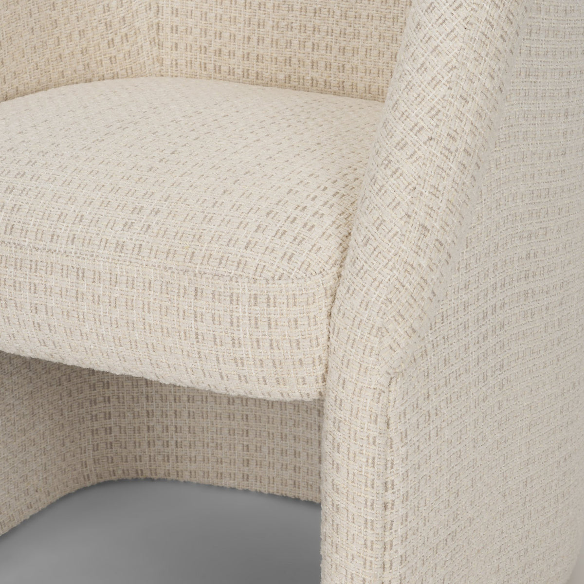 Curtis dining armchair, arm detail