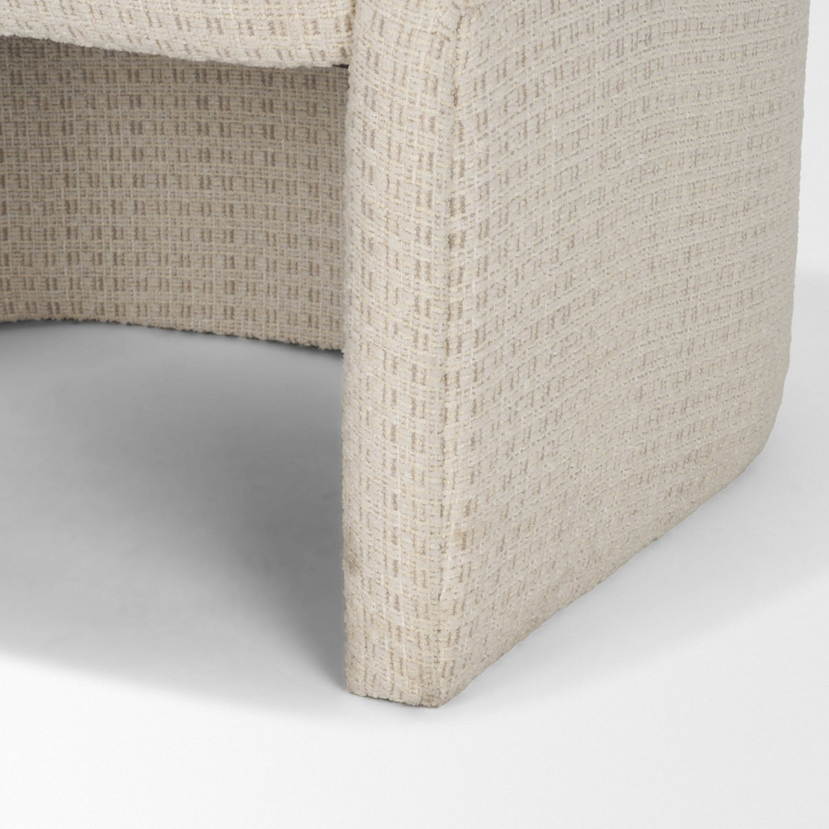 Curtis dining armchair, top view