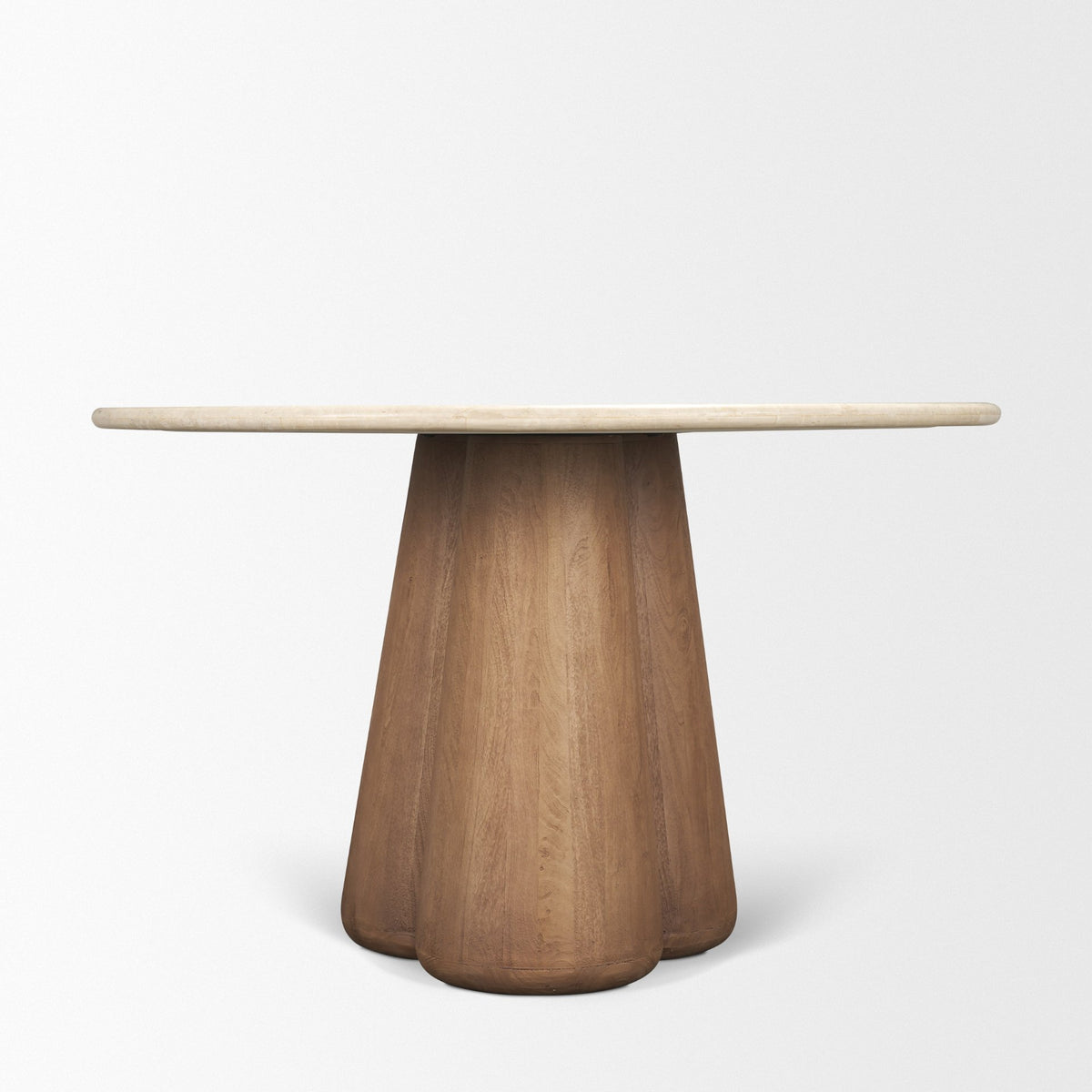 Marilyn Botticino dining table, top view