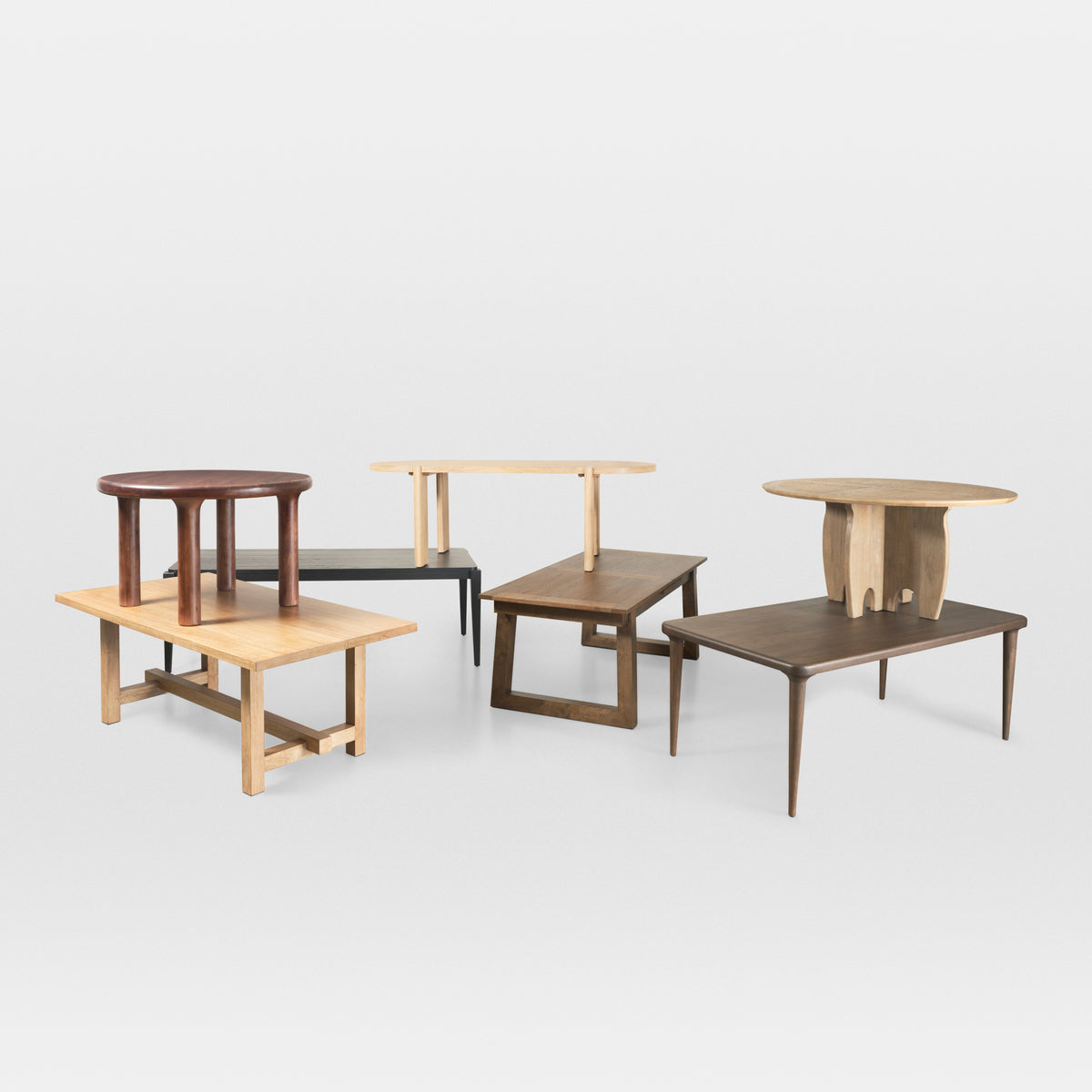 Suvan dining table in med-dark brown lifestyle