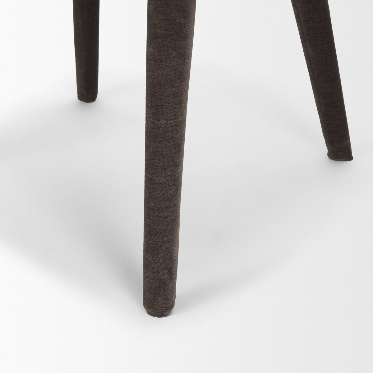 Nolan charcoal chenille, top view