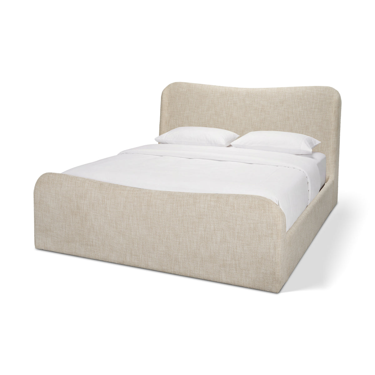 Solene Upholstered Bed with Footboard