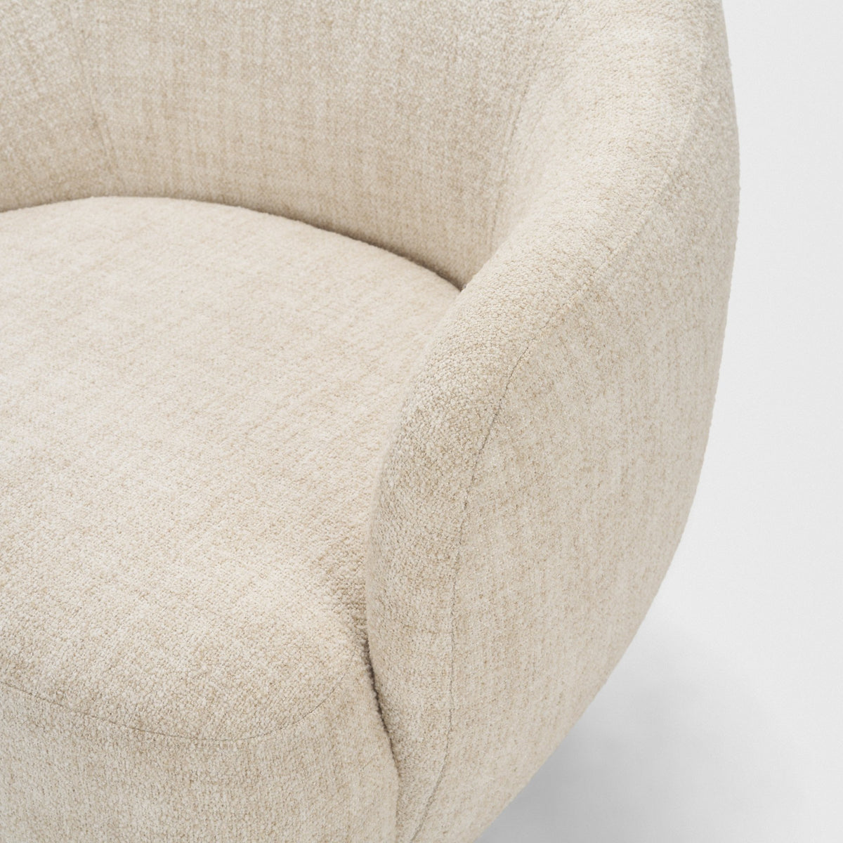 Hudson Upholstered Swivel Chair