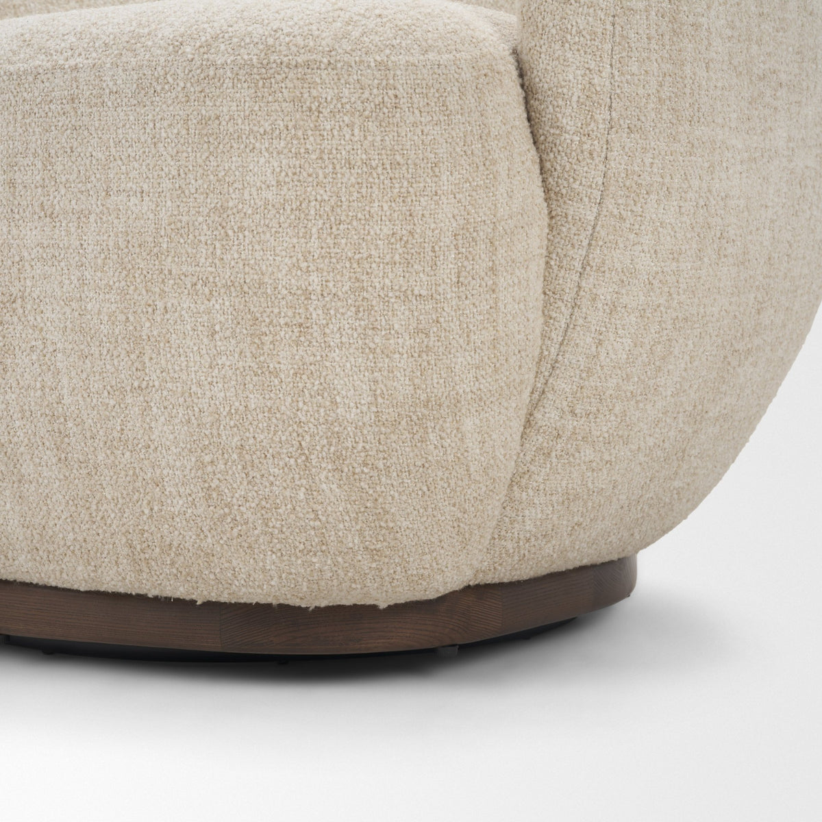 Hudson Upholstered Swivel Chair