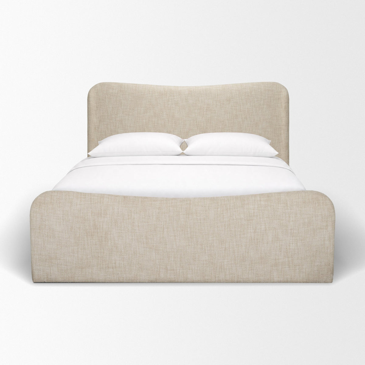 Solene Upholstered Bed with Footboard