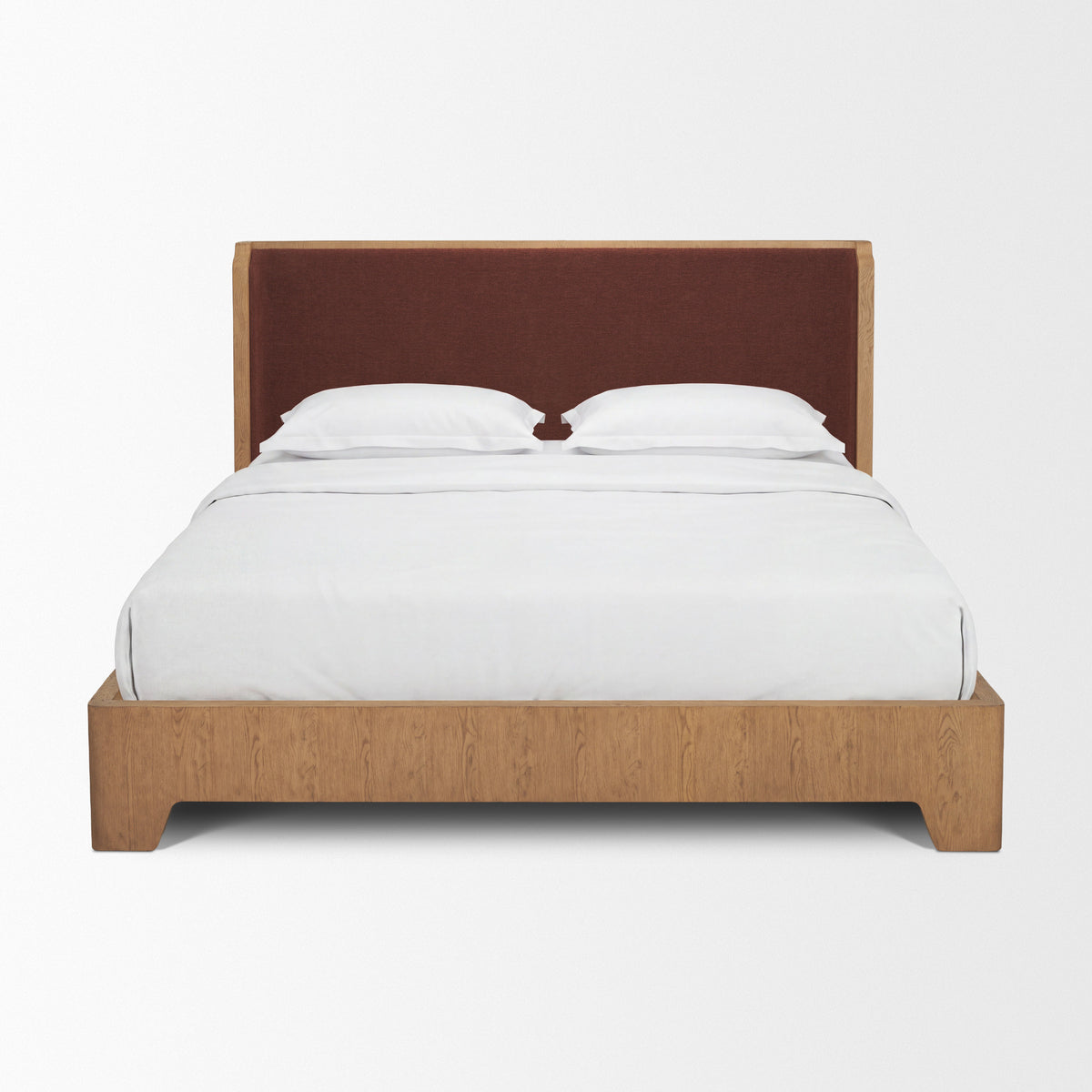 Holden Upholstered Bed with Shelter Headboard