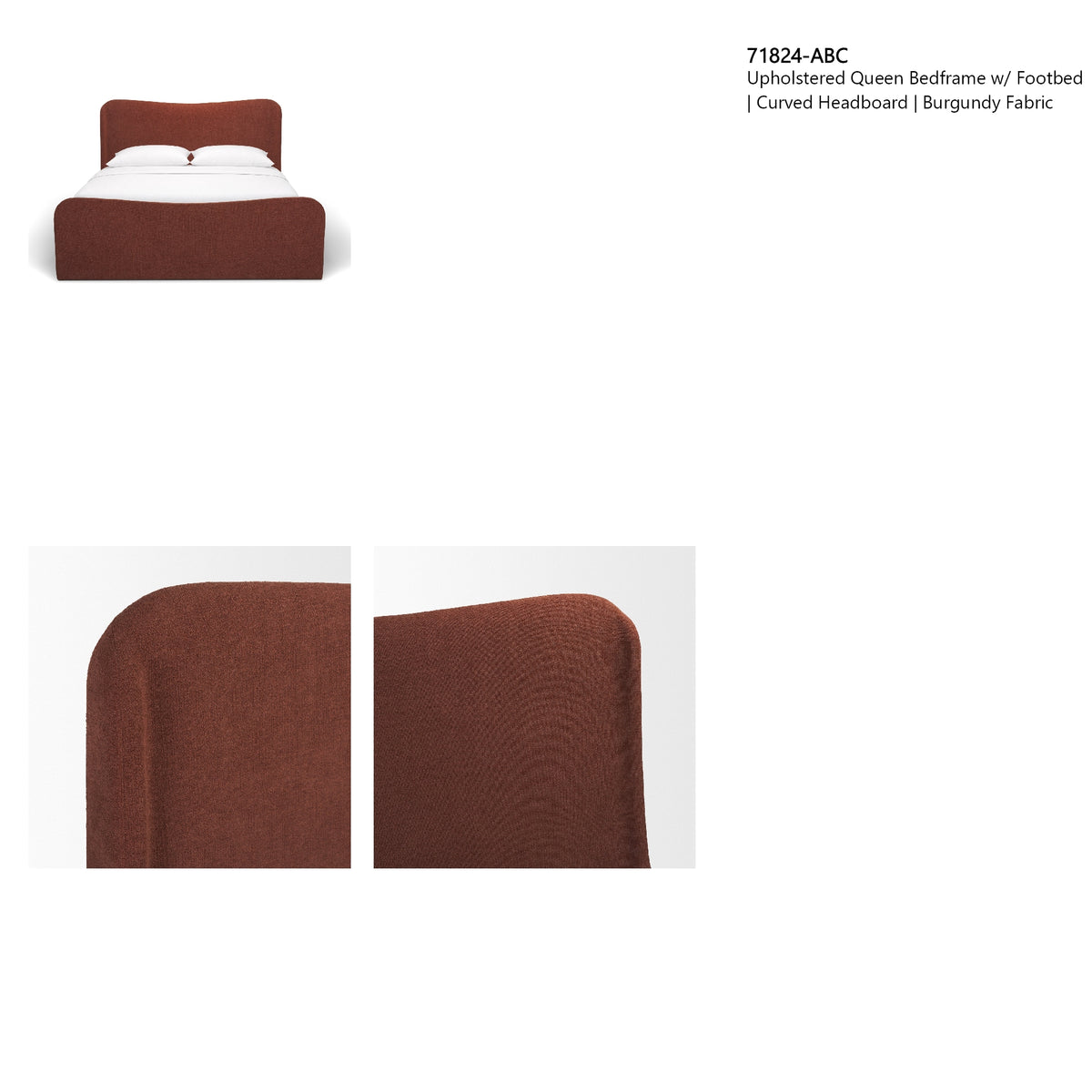 Solene Upholstered Bed with Footboard