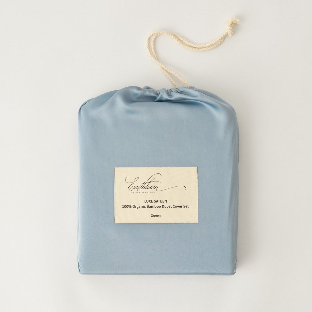 100% Organic Bamboo Duvet Cover Sets (3 Piece) (Ocean / Blue) 400TC - EarthLoom