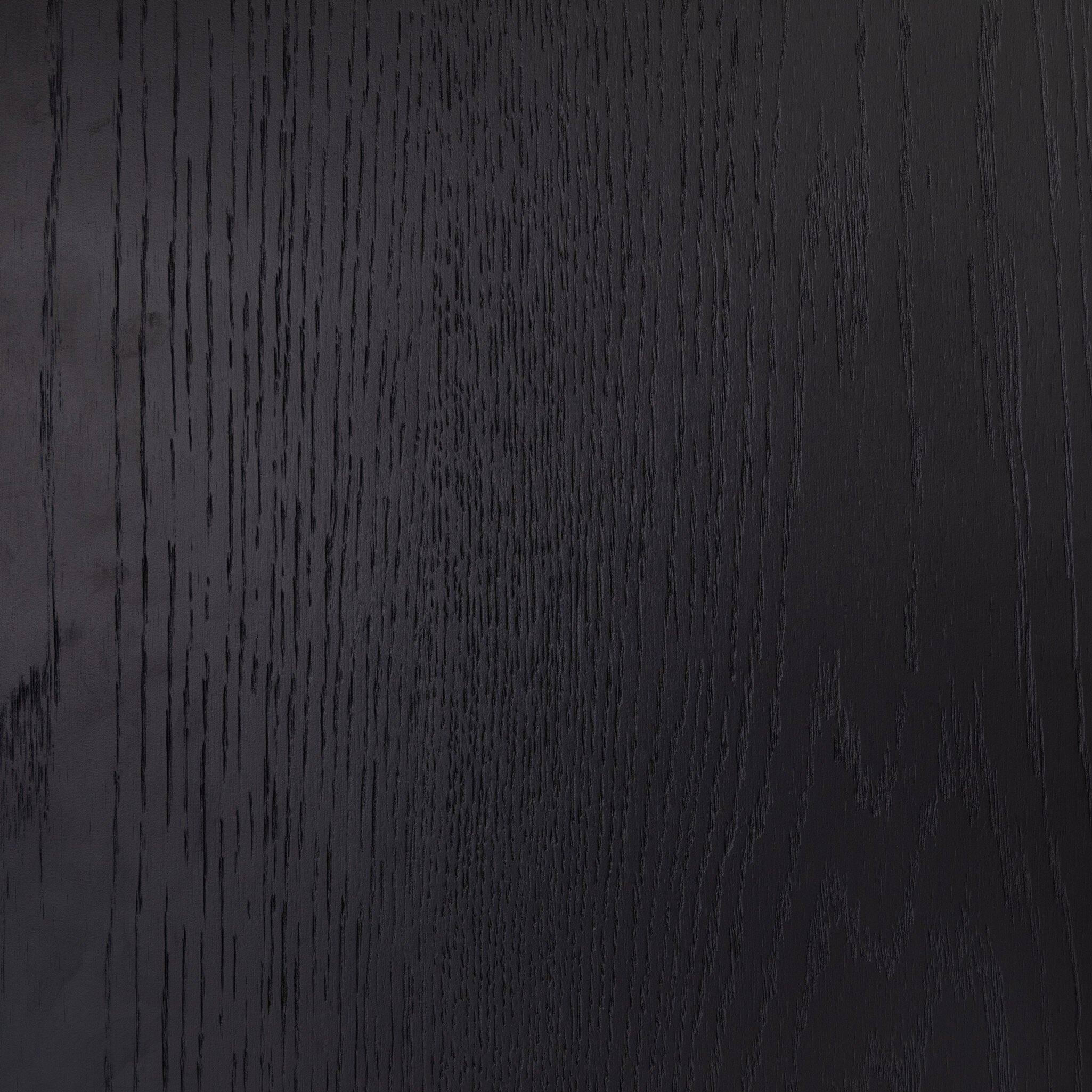 Tolle Cabinet in Drifted Matte Black — arched frame detail