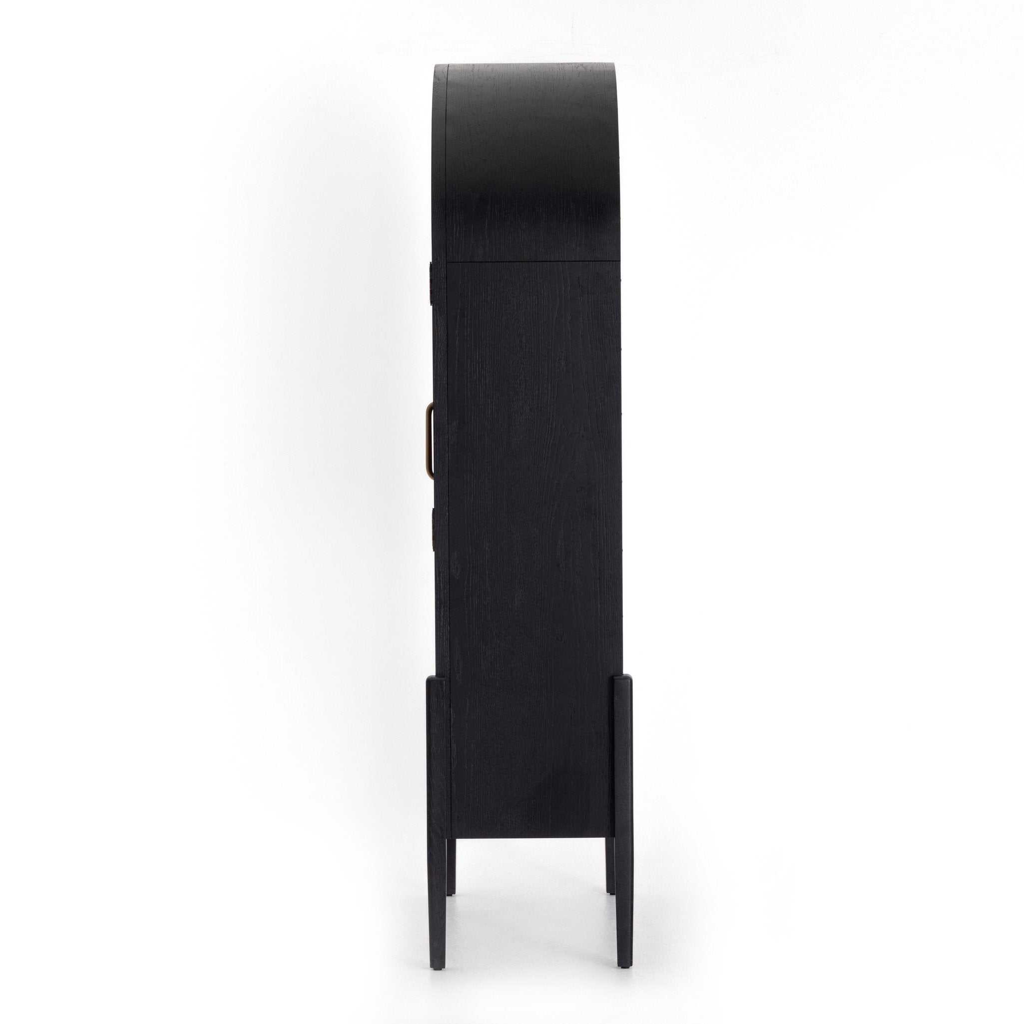 Tolle Cabinet in Drifted Matte Black — side profile