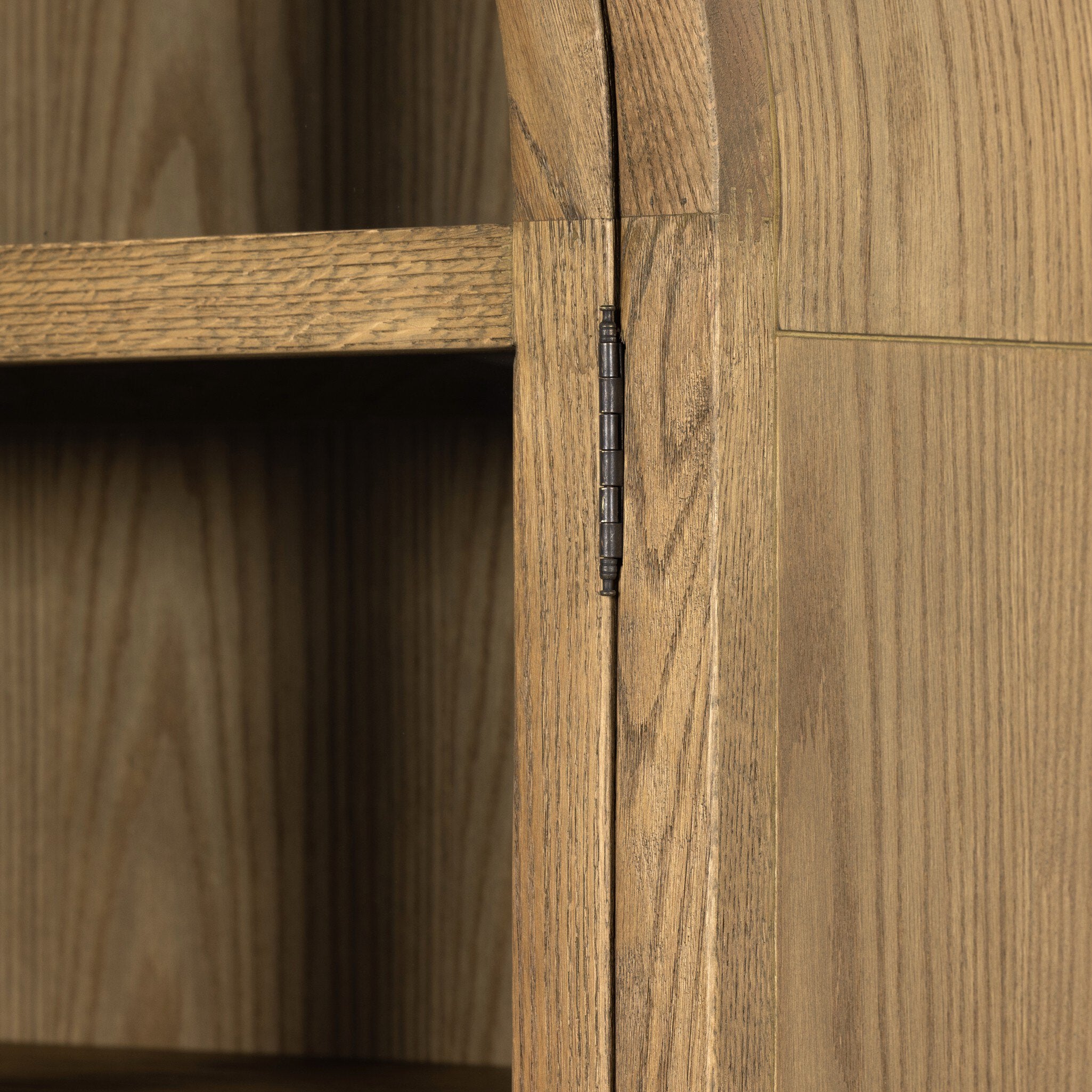 Tolle Cabinet in Drifted Oak — oak texture close-up