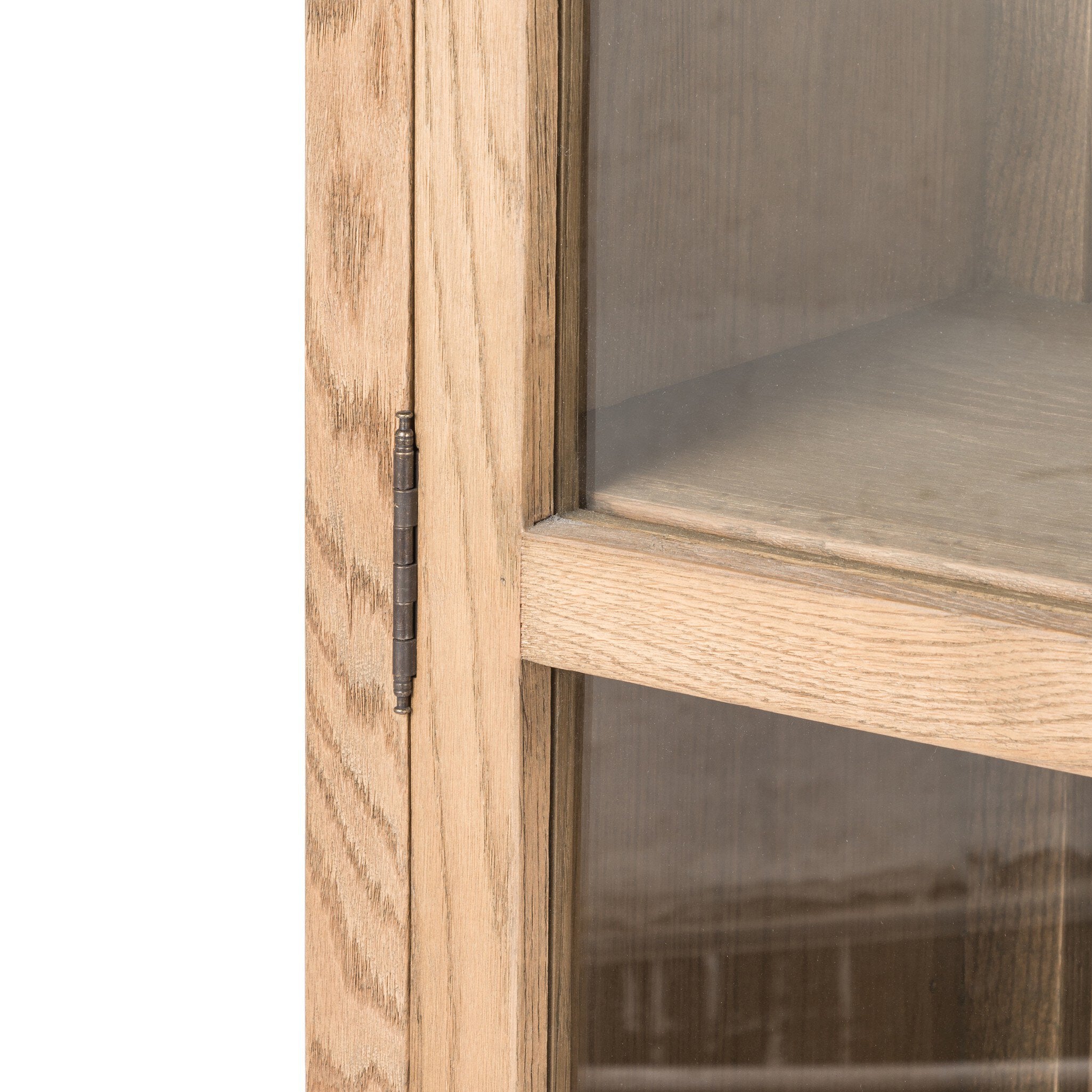 Tolle Cabinet in Drifted Oak — door frame detail