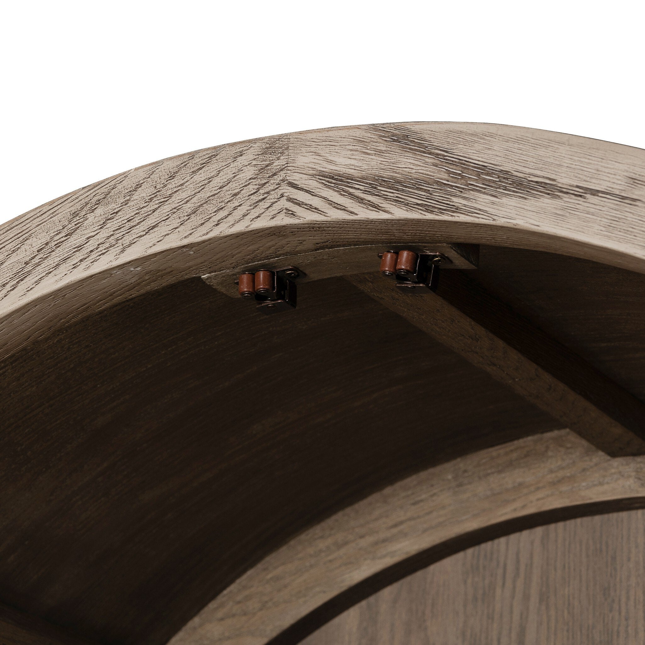 Tolle Cabinet in Warm Natural Oak — base and leg detail