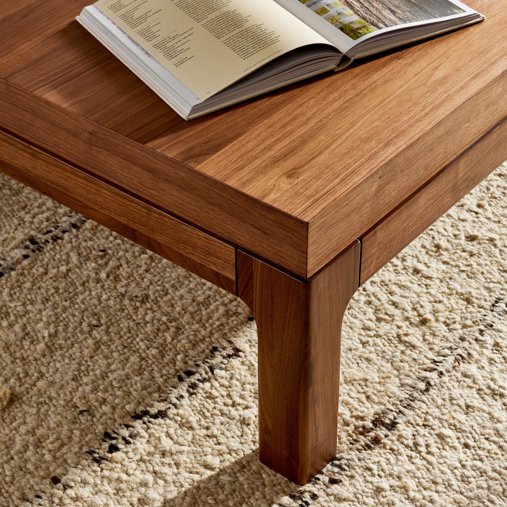Arturo Coffee Table — Natural Walnut