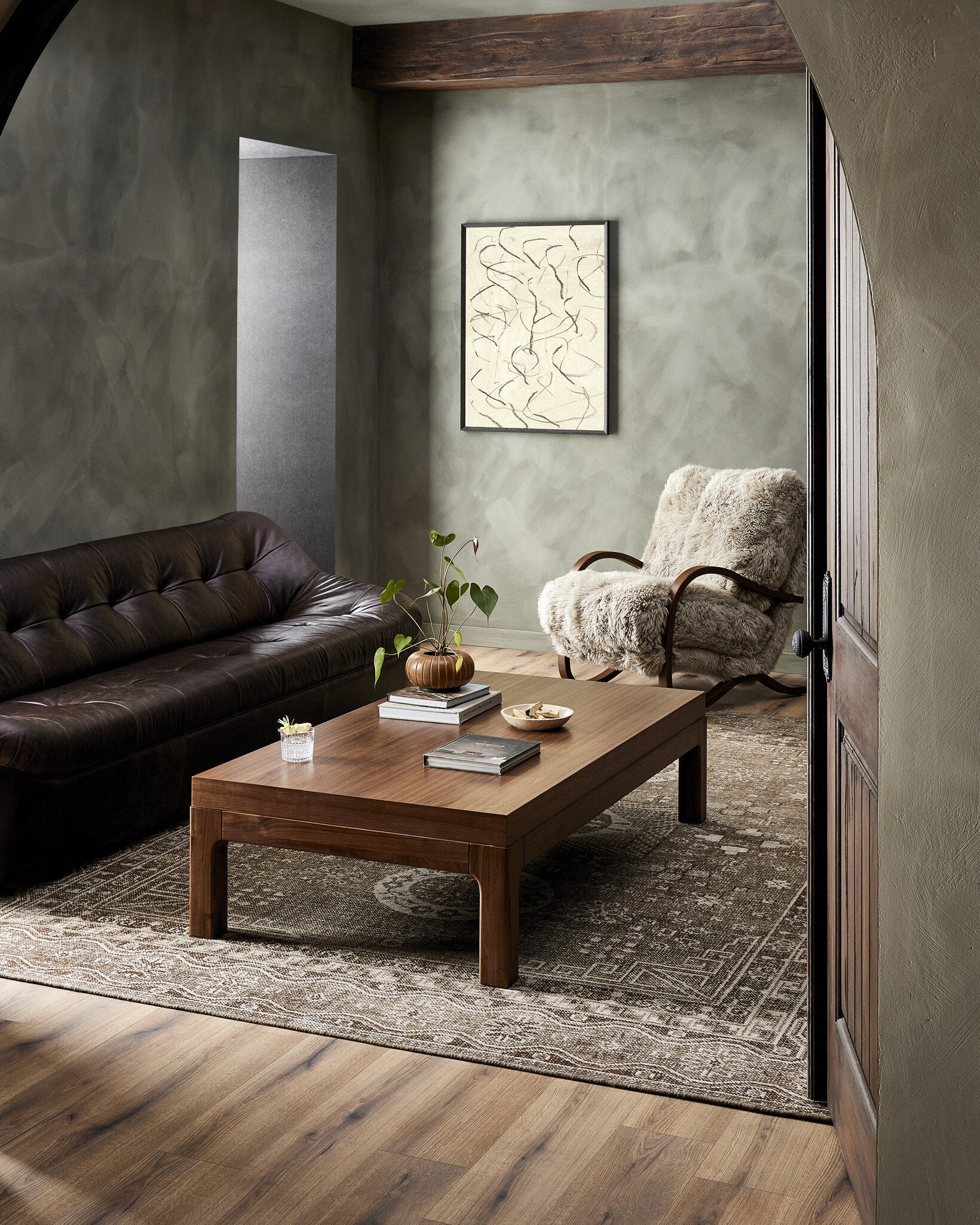Arturo Coffee Table — Natural Walnut