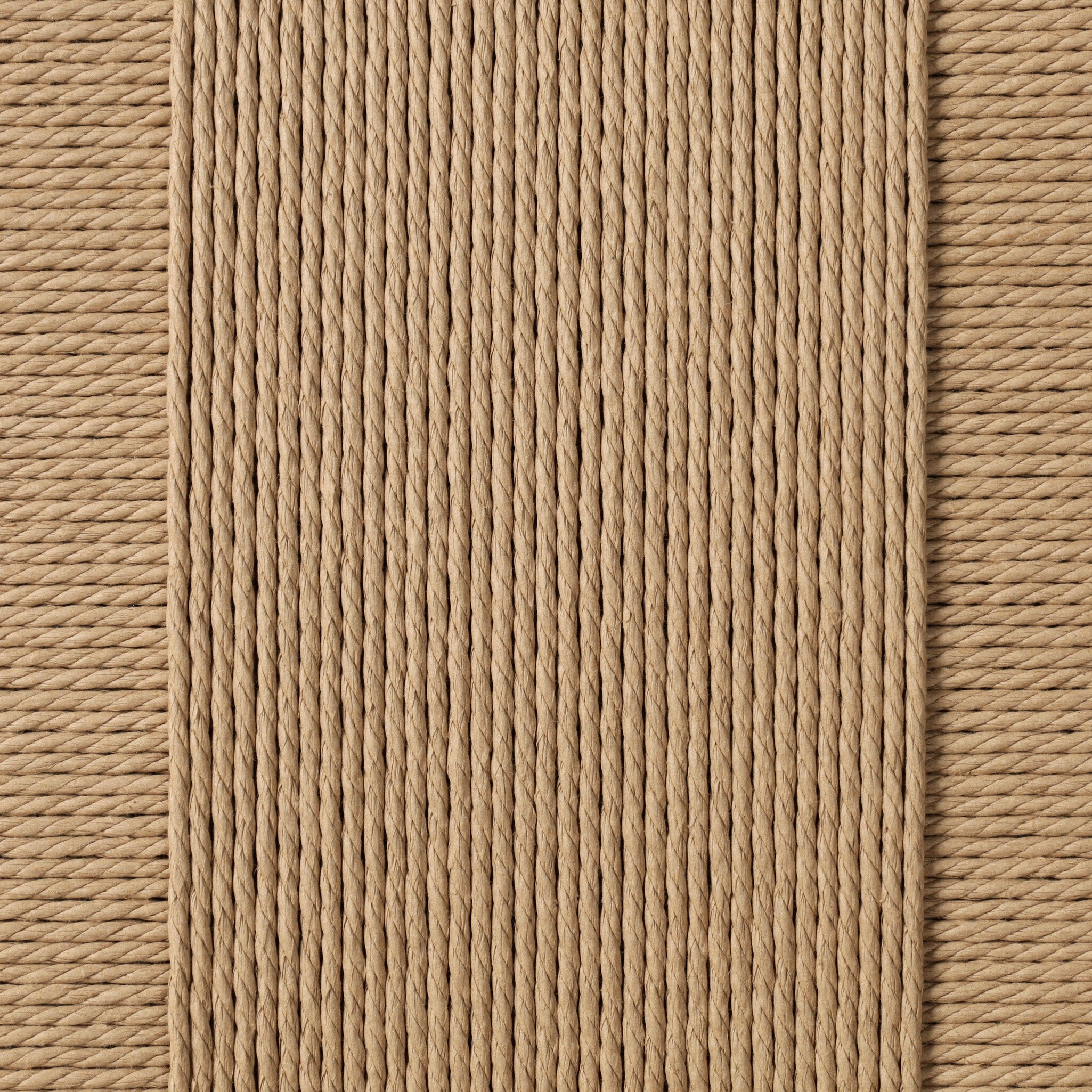 Rothler Dining Chair detail, alternating paper cord weave on the backrest