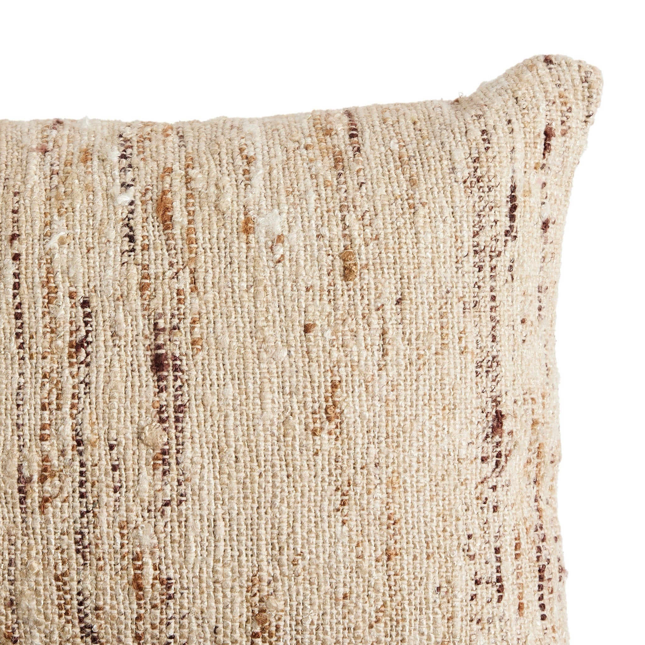 Pemberley Pillow – Beige Woven