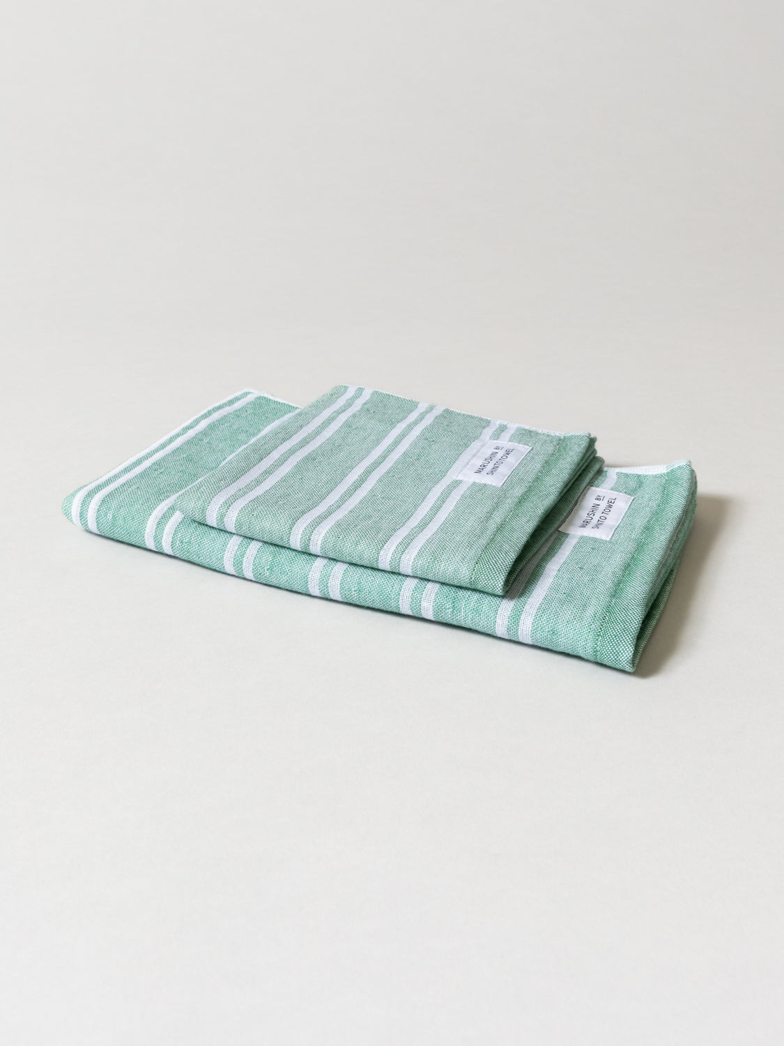 Shinto Shima Stripe Towel B - Forest