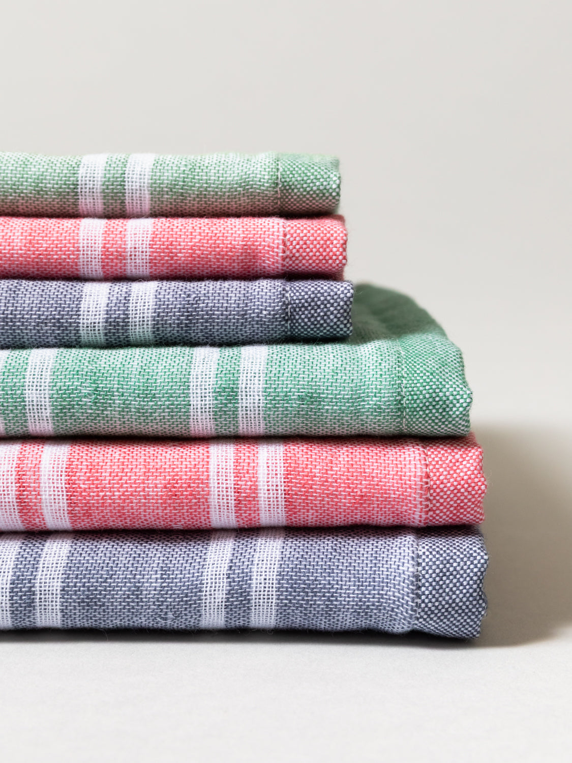 Shinto Shima Stripe Towel B - stack