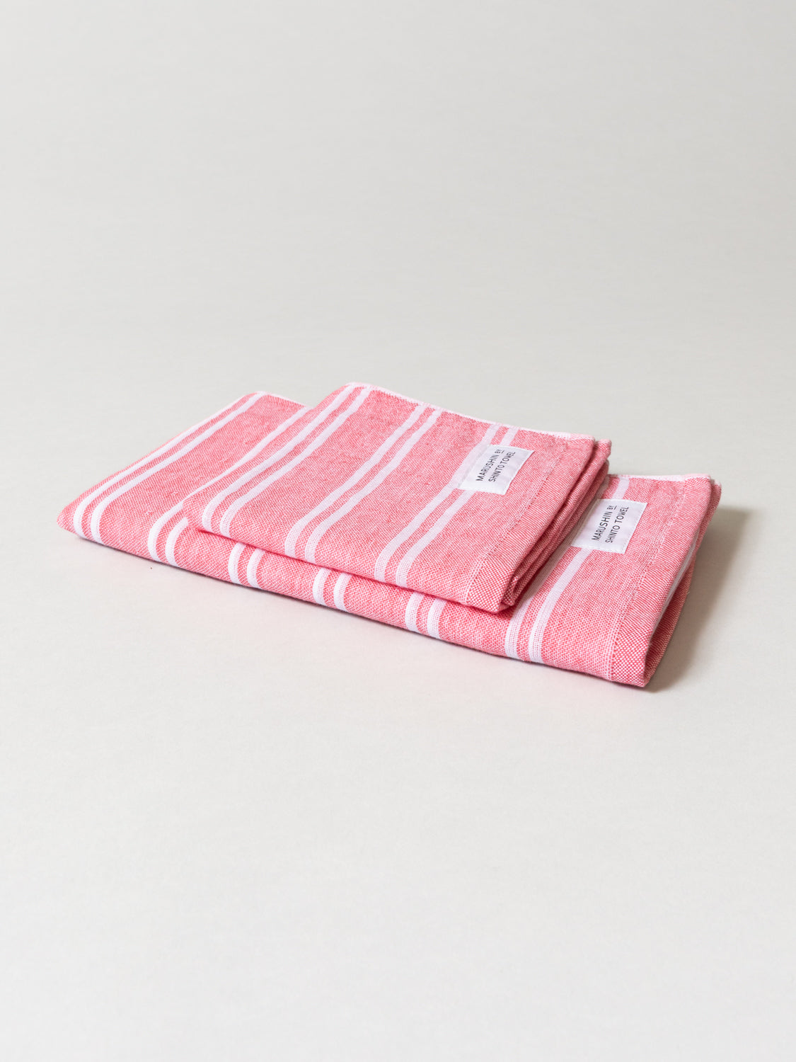Shinto Shima Stripe Towel B - Red