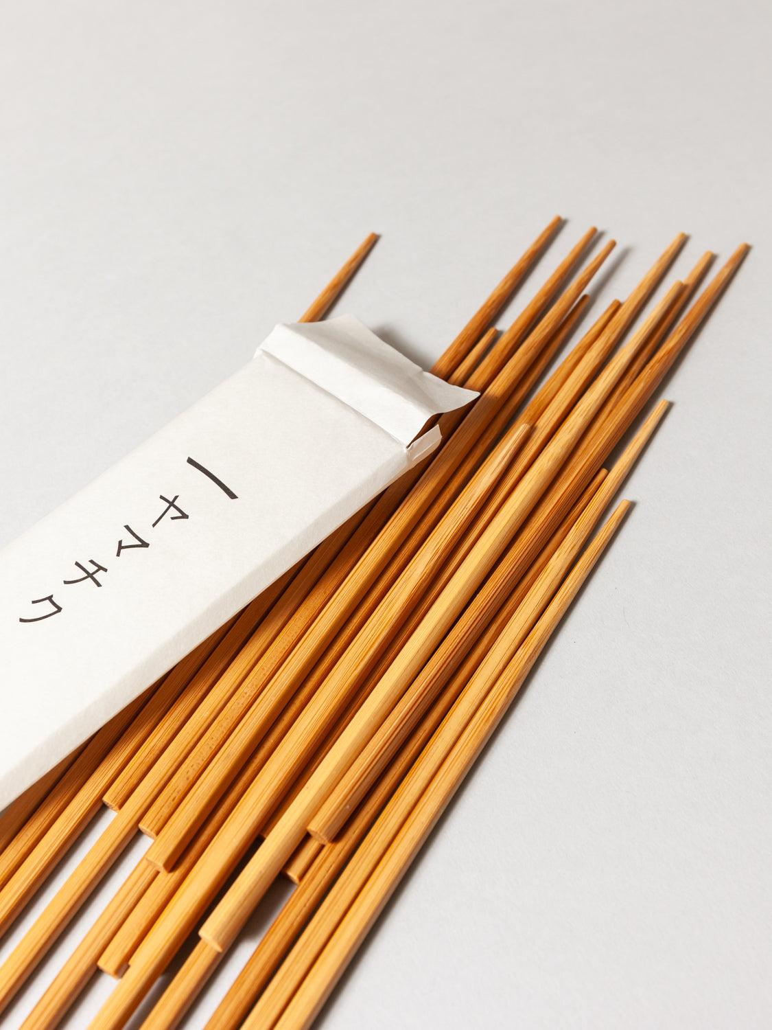Susu Bamboo Chopstick Set - detail