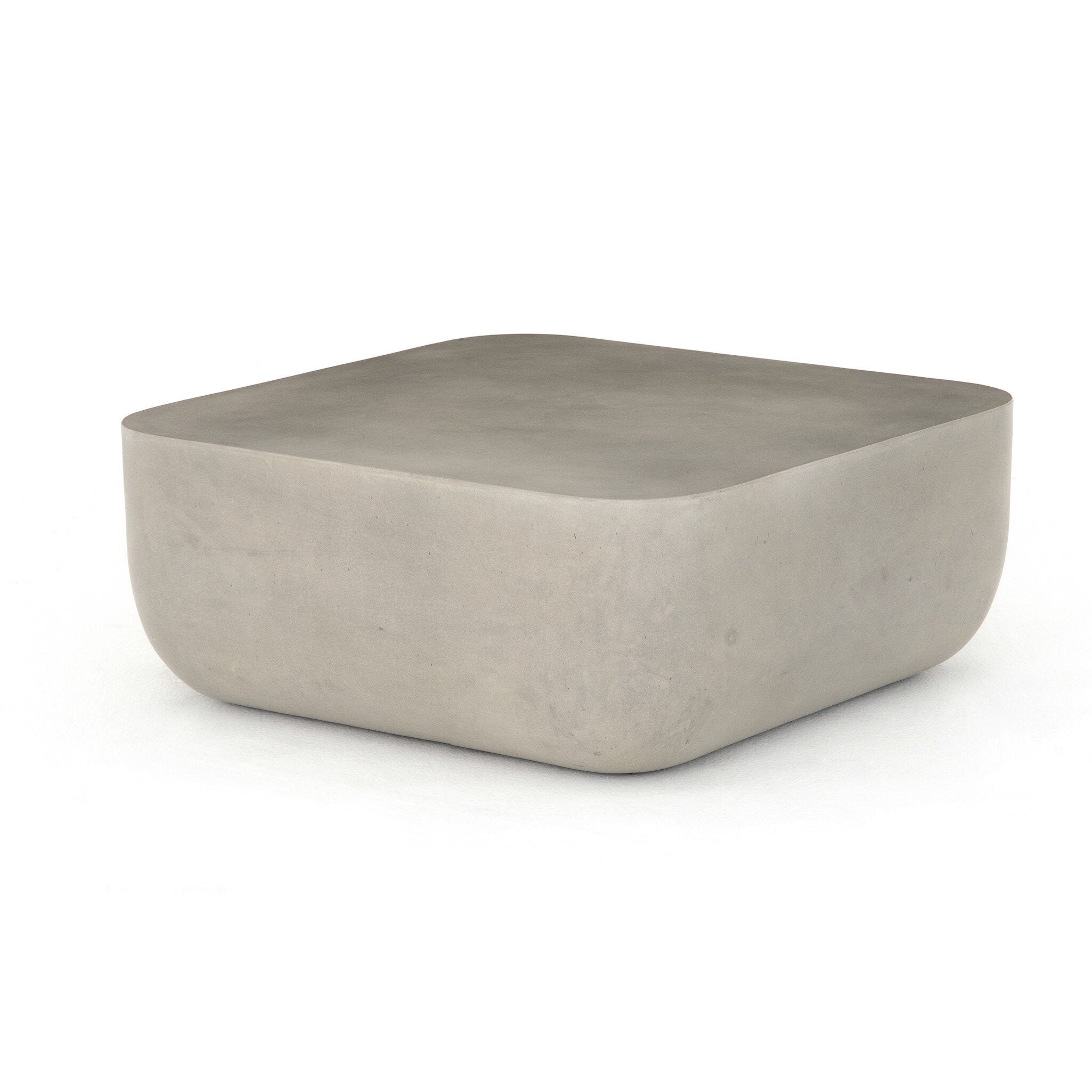 Ivan Square Coffee Table — Grey Concrete