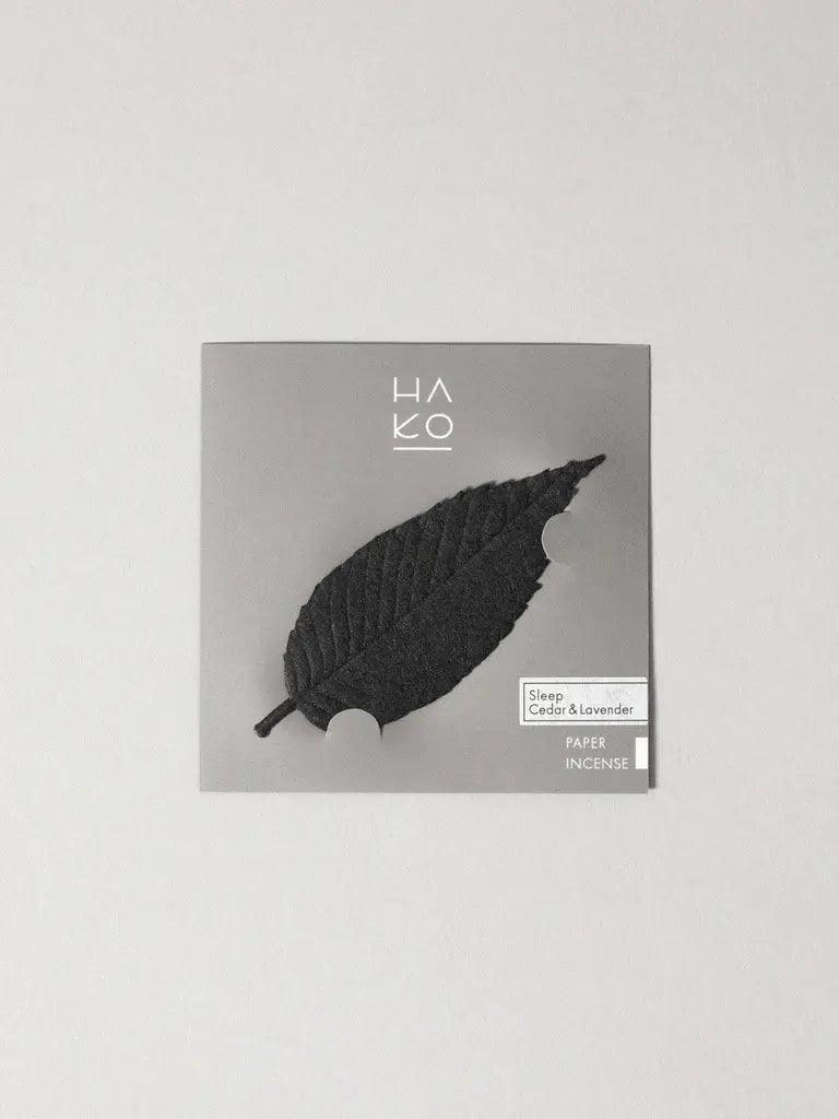 HA KO Paper Incense - Black - EarthLoom