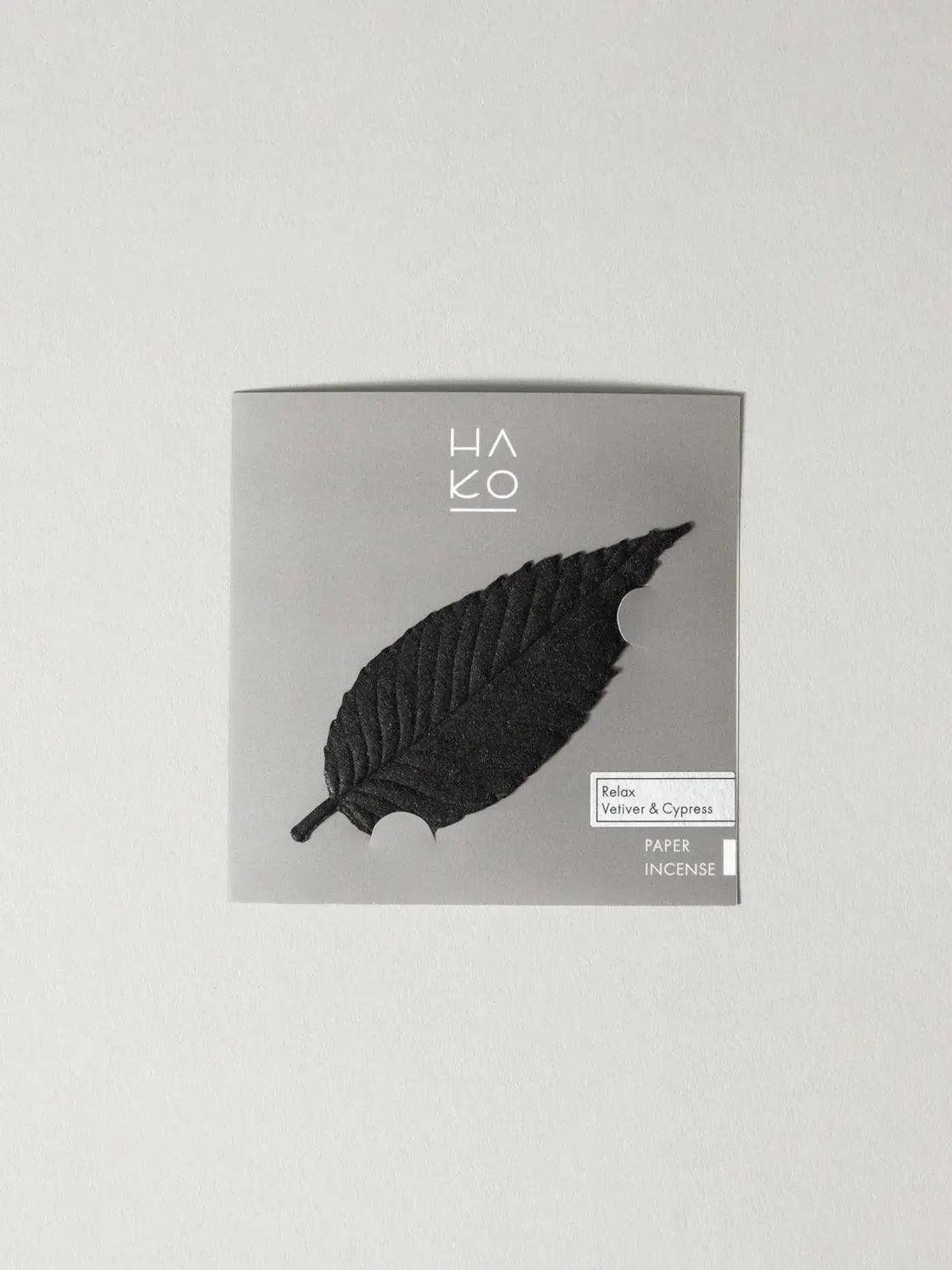 HA KO Paper Incense - Black - EarthLoom