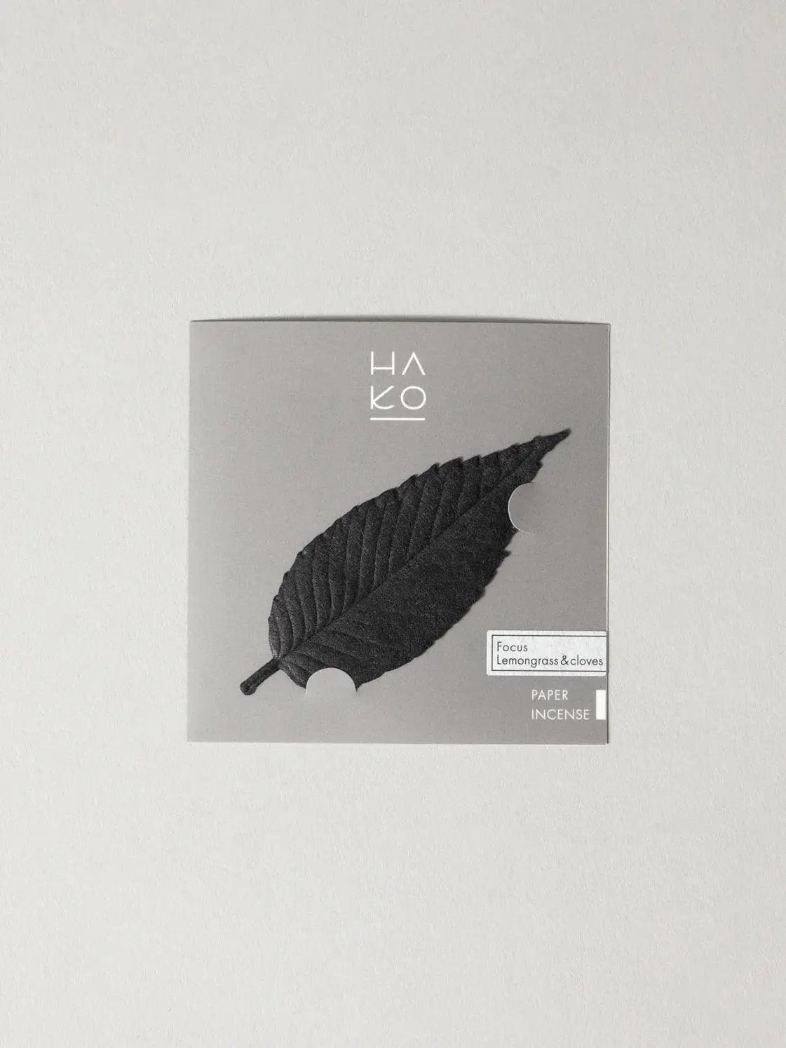 HA KO Paper Incense - Black - EarthLoom