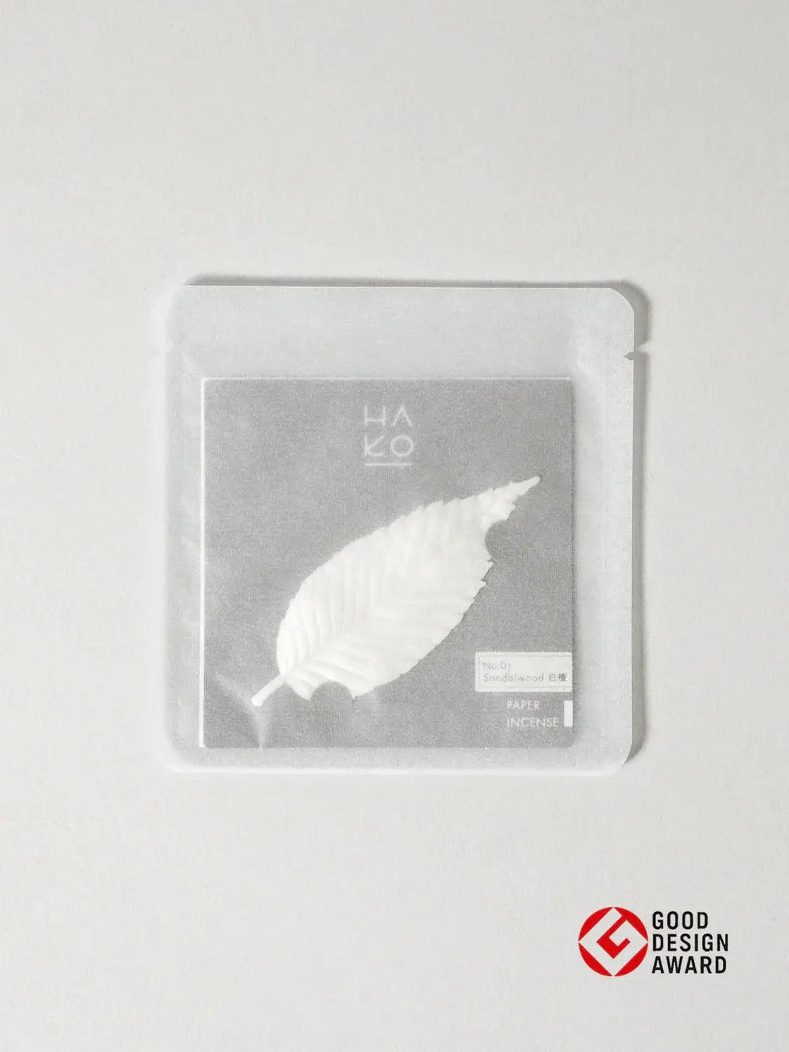 HA KO Paper Incense - White - EarthLoom