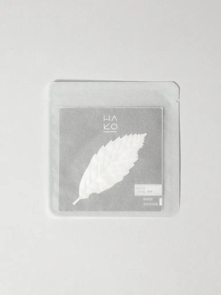 HA KO Paper Incense - White - EarthLoom