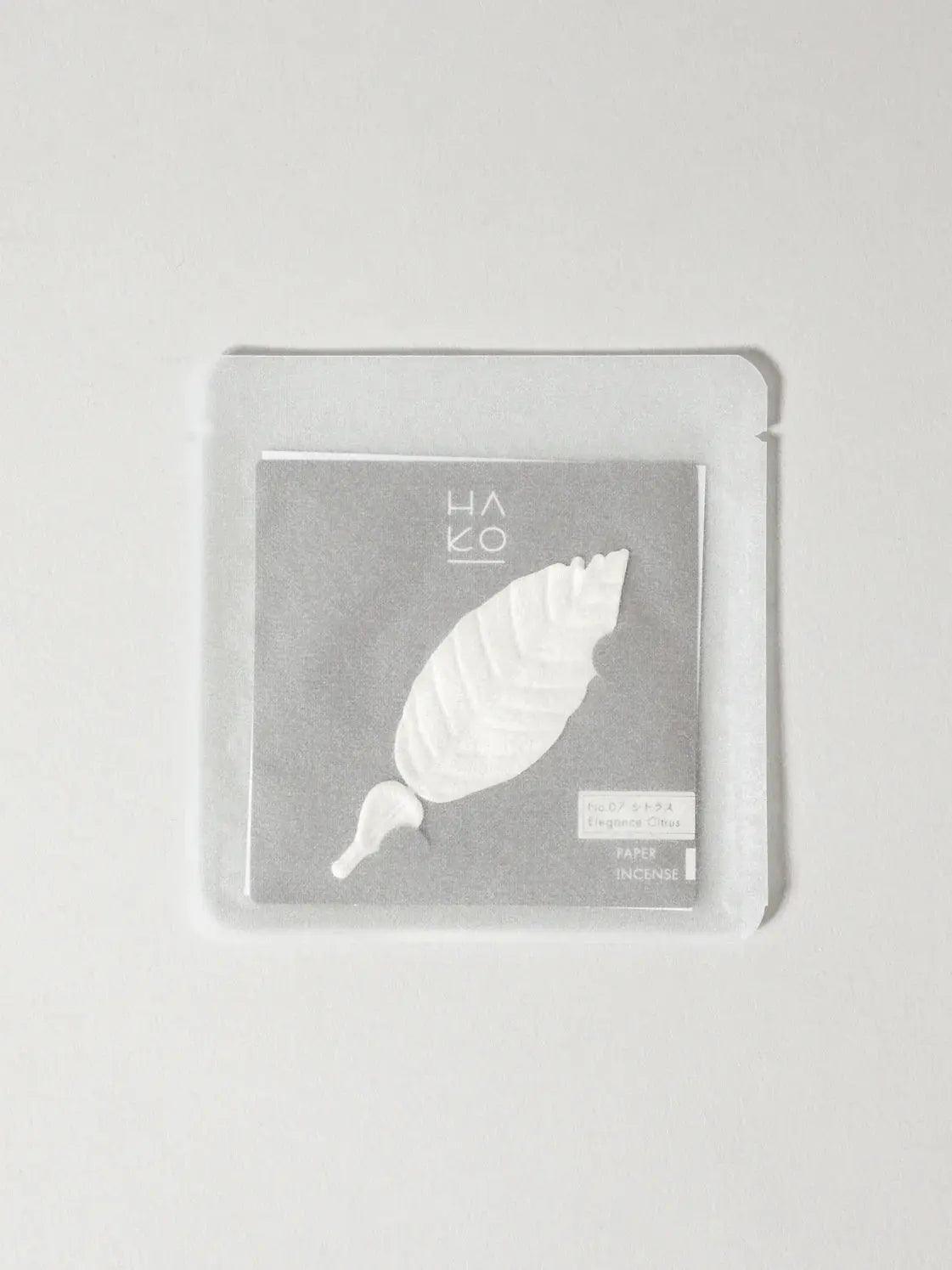 HA KO Paper Incense - White - EarthLoom