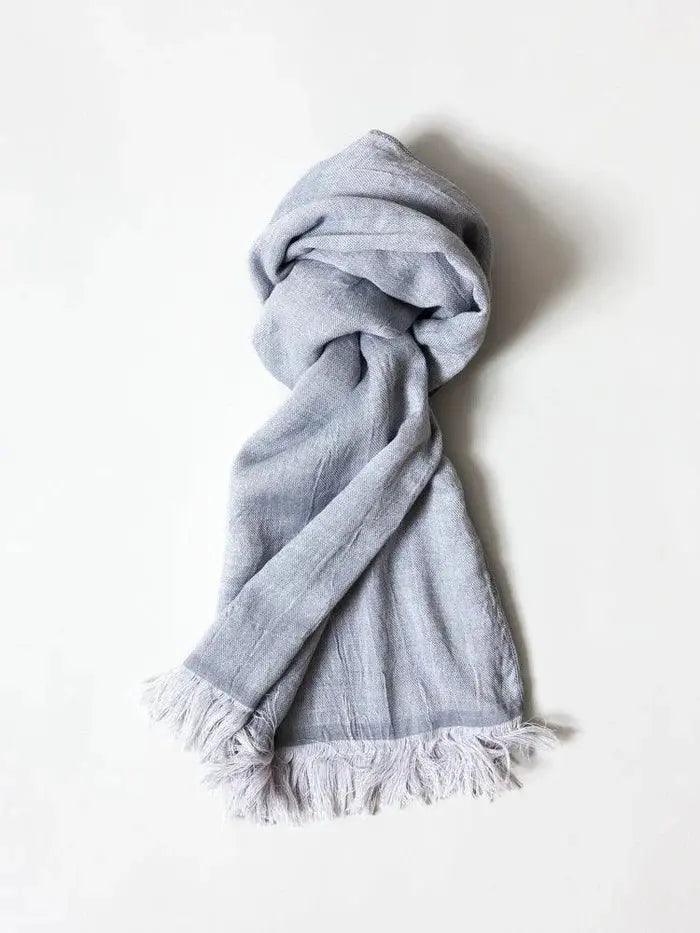 Haolu Cotton Wool Stole - EarthLoom