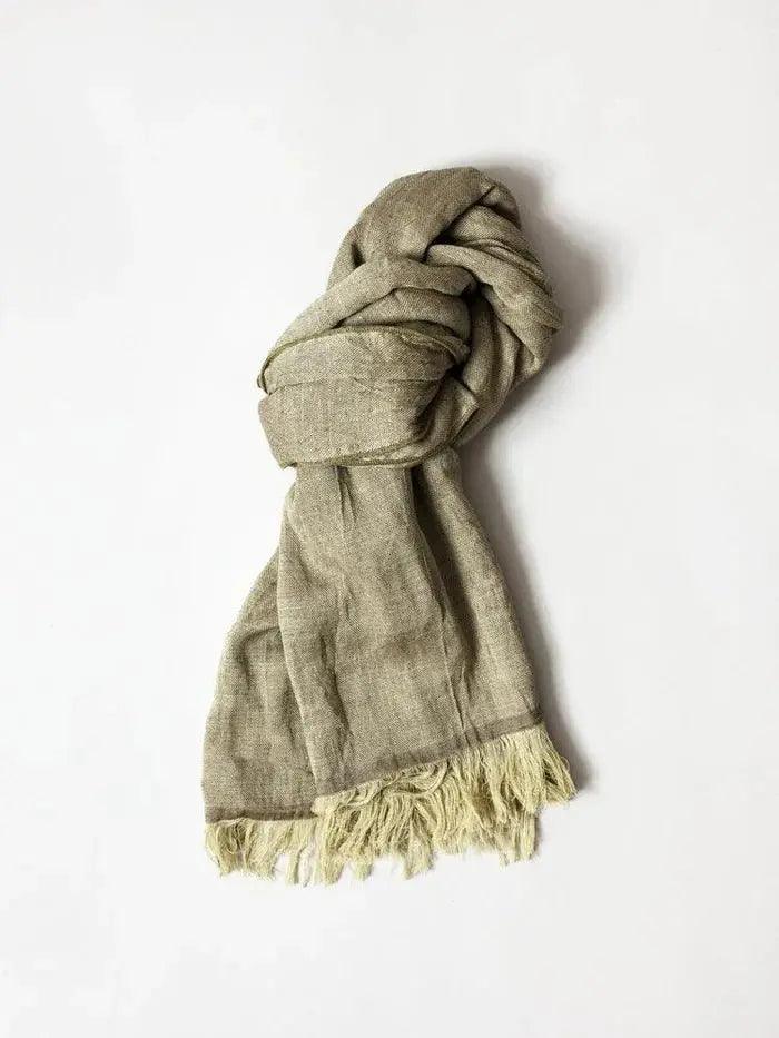 Haolu Cotton Wool Stole - EarthLoom
