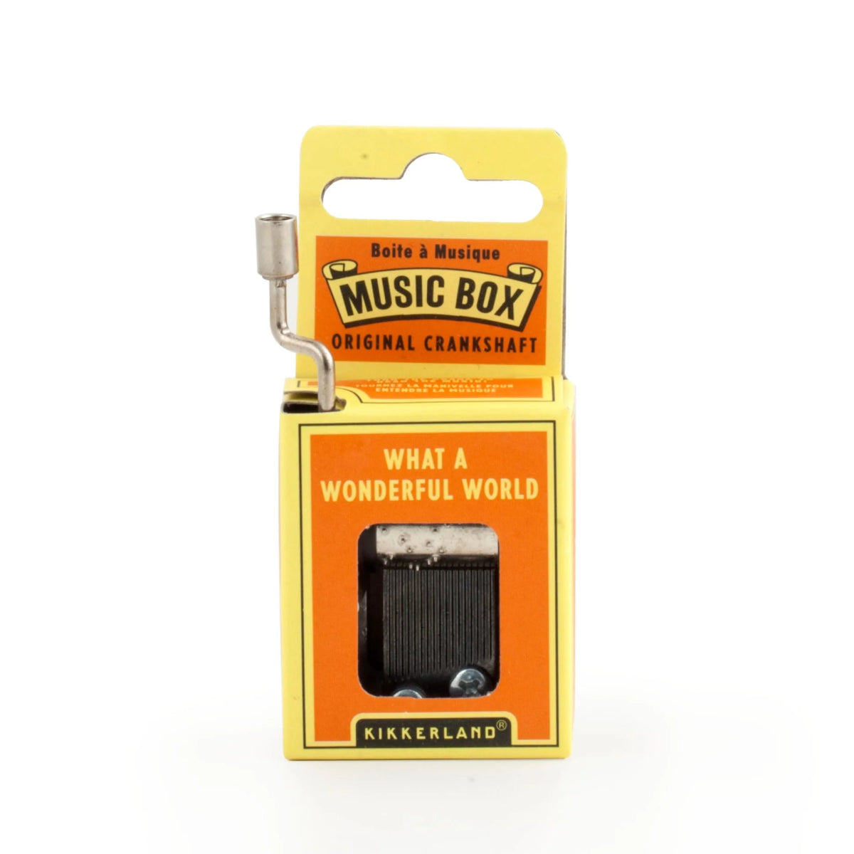Kikkerland What A Wonderful World Music Box - Earthloom