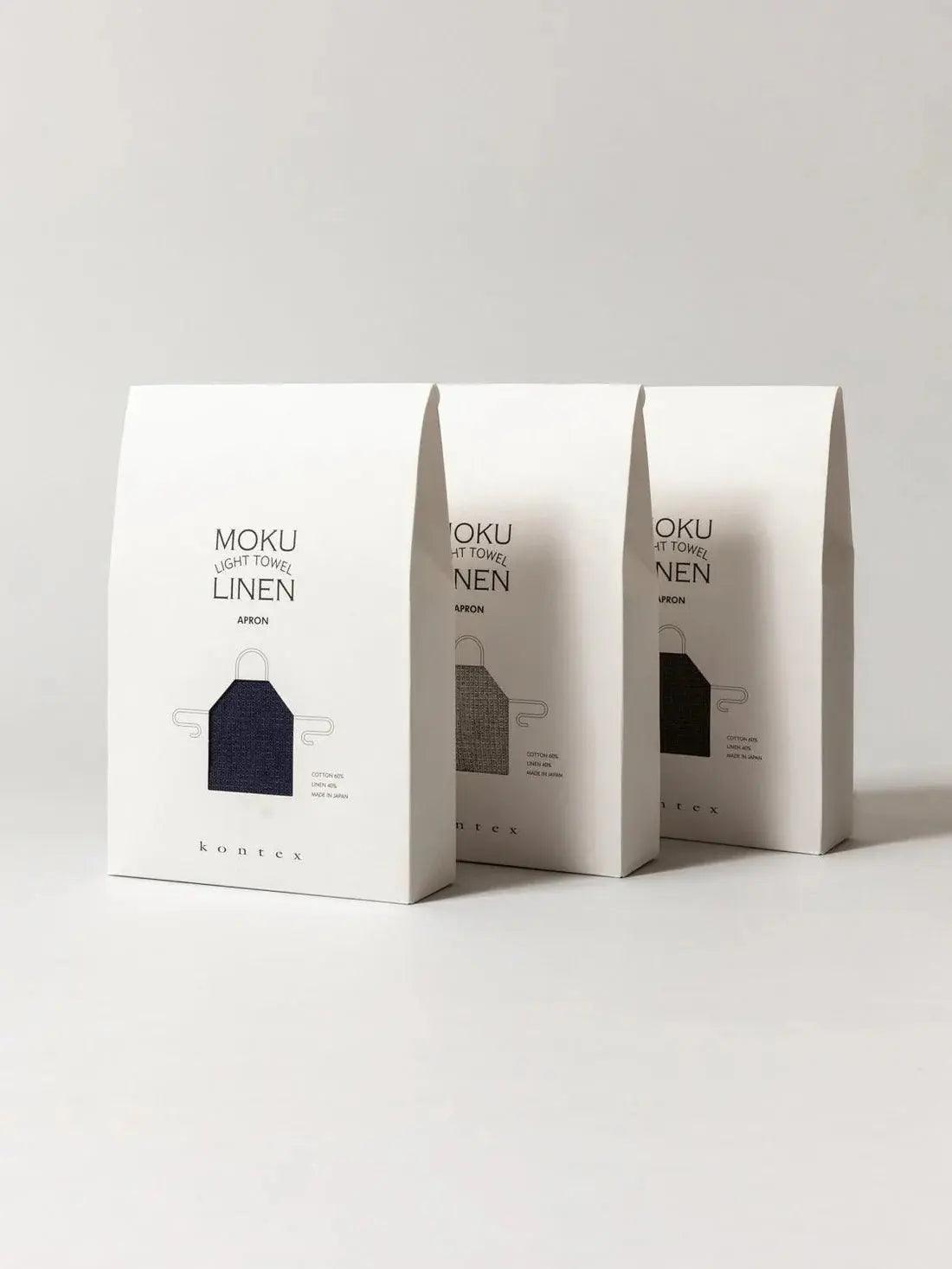 Moku Linen Apron - EarthLoom