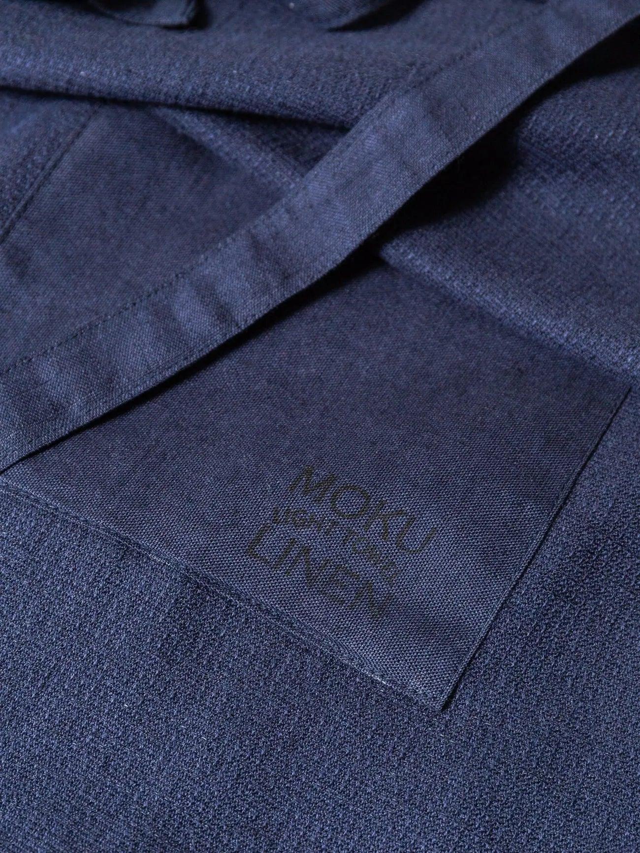 Moku Linen Apron - EarthLoom