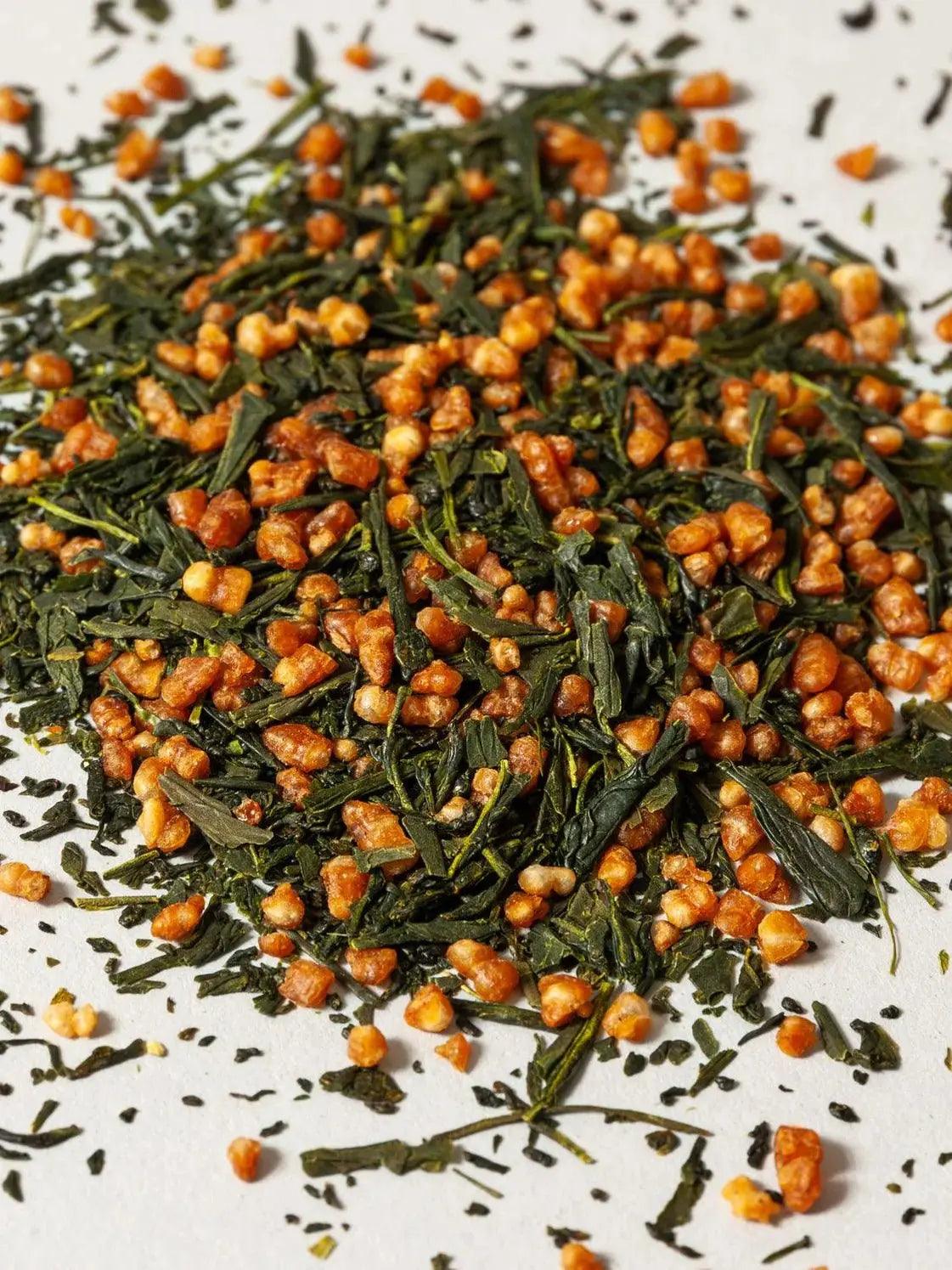 Organic Genmaicha Green Tea Bags - EarthLoom