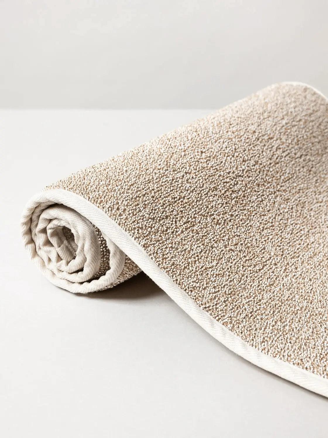 Sasawashi Bath Mat - Beige - Long - EarthLoom