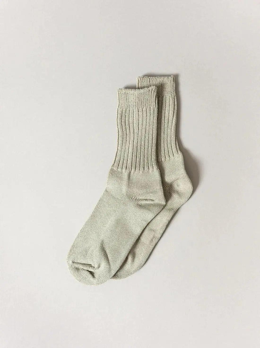 Sasawashi Ribbed Socks - EarthLoom