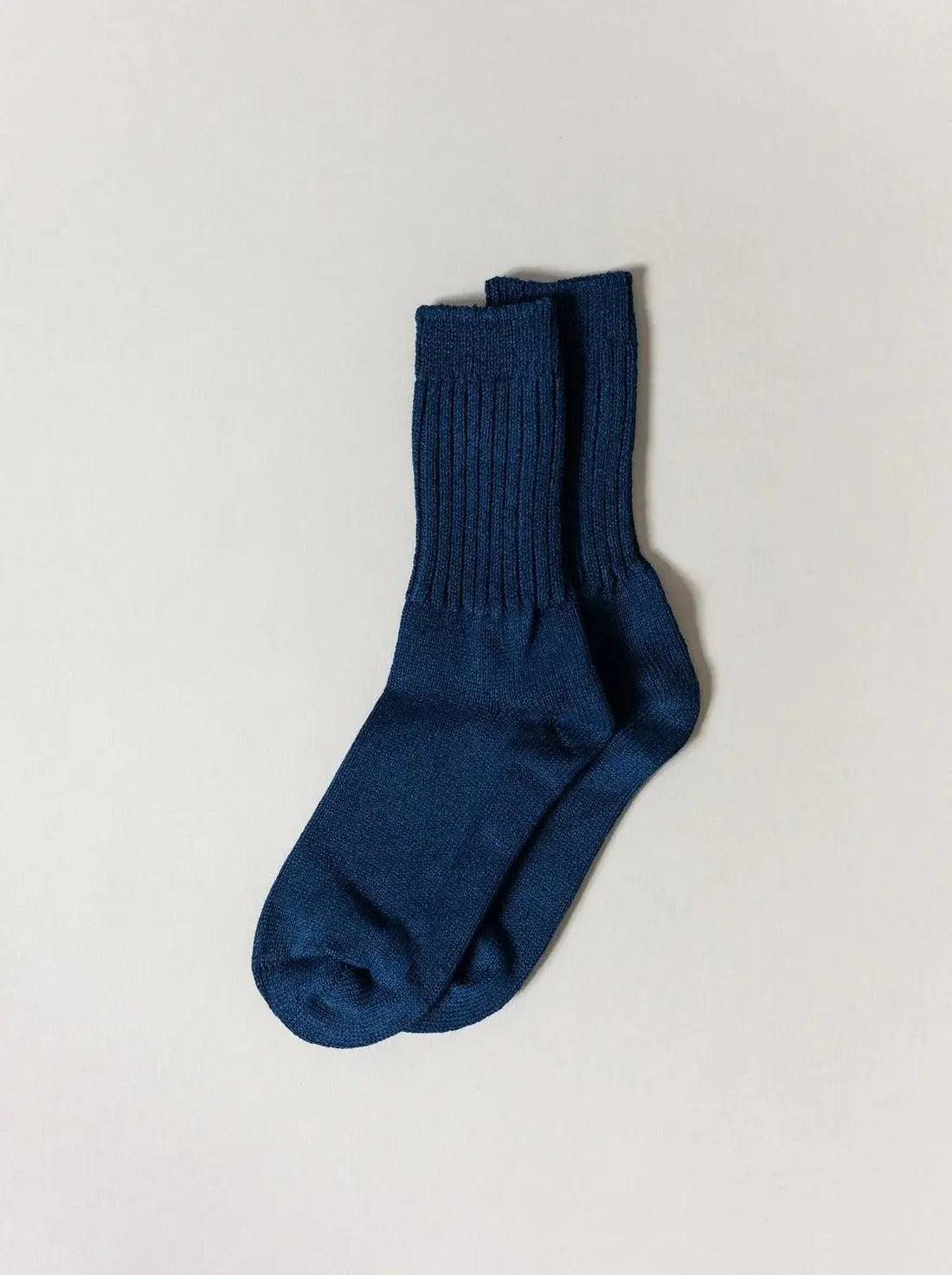 Sasawashi Ribbed Socks - EarthLoom